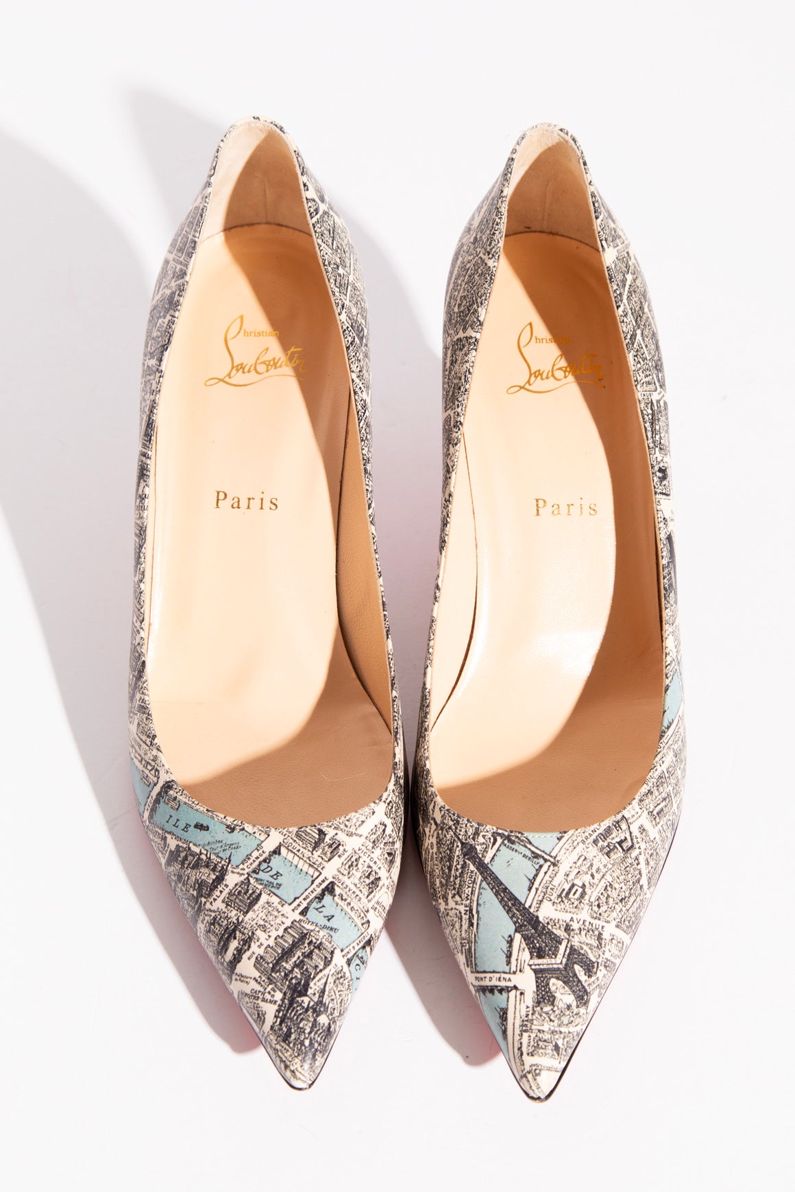 CHRISTIAN LOUBOUTIN "I Love Paris" Pumps (Sz. 41)