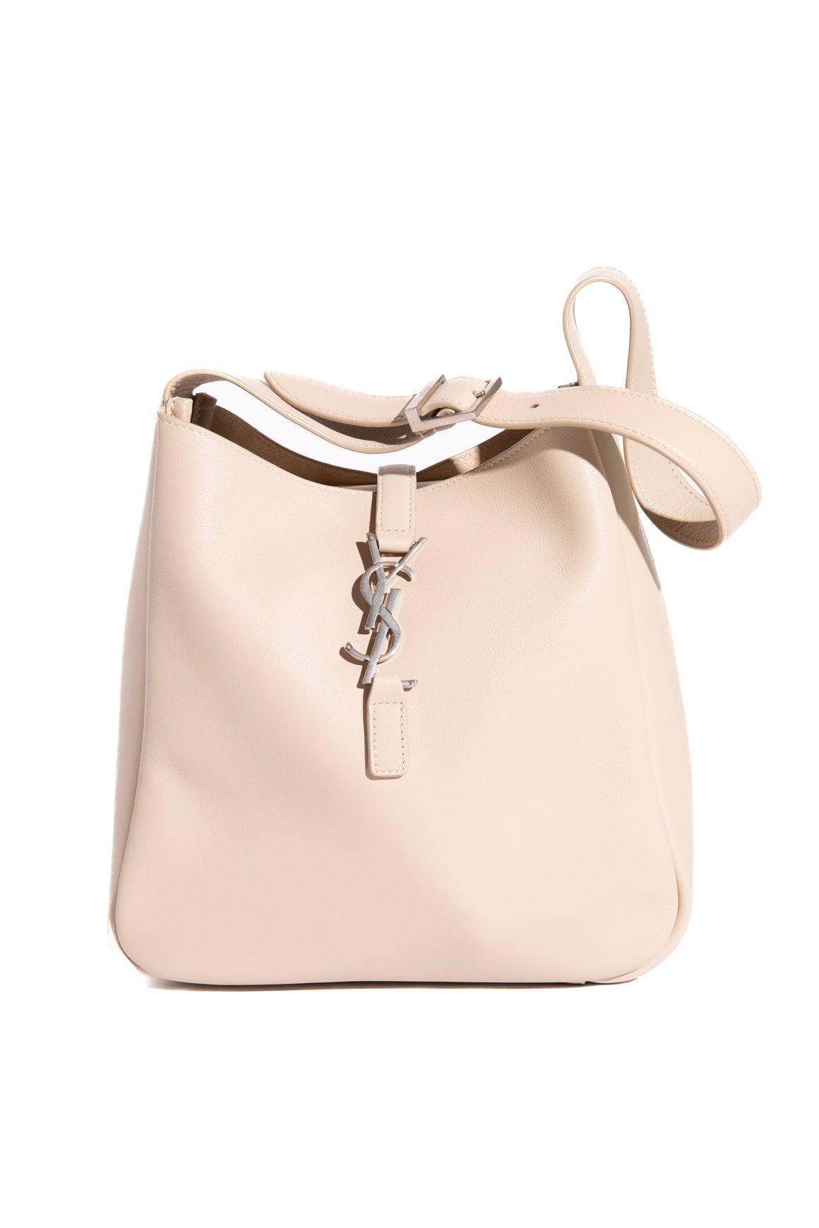 YSL Dusty Grey Le 5 A 7 Bag - Small