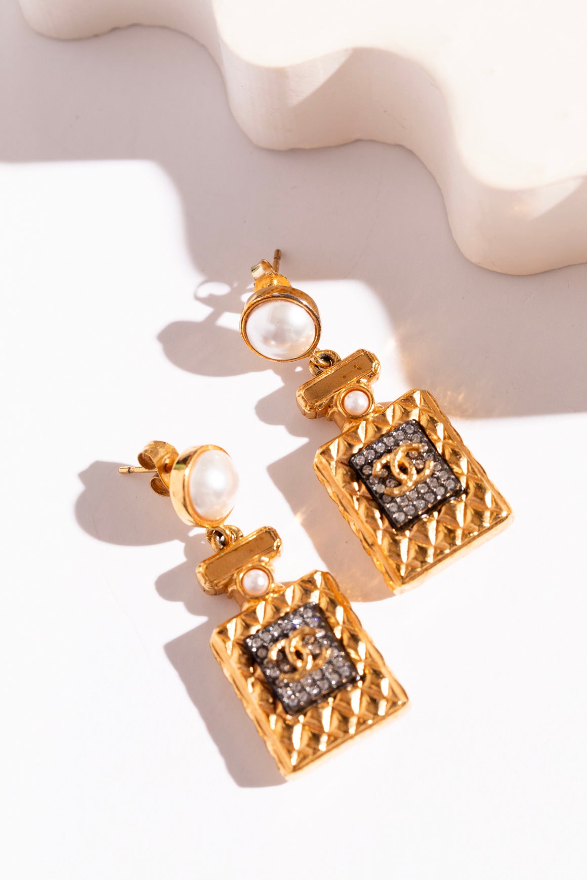 CHANEL 2021 Perfume Bottle Earrings