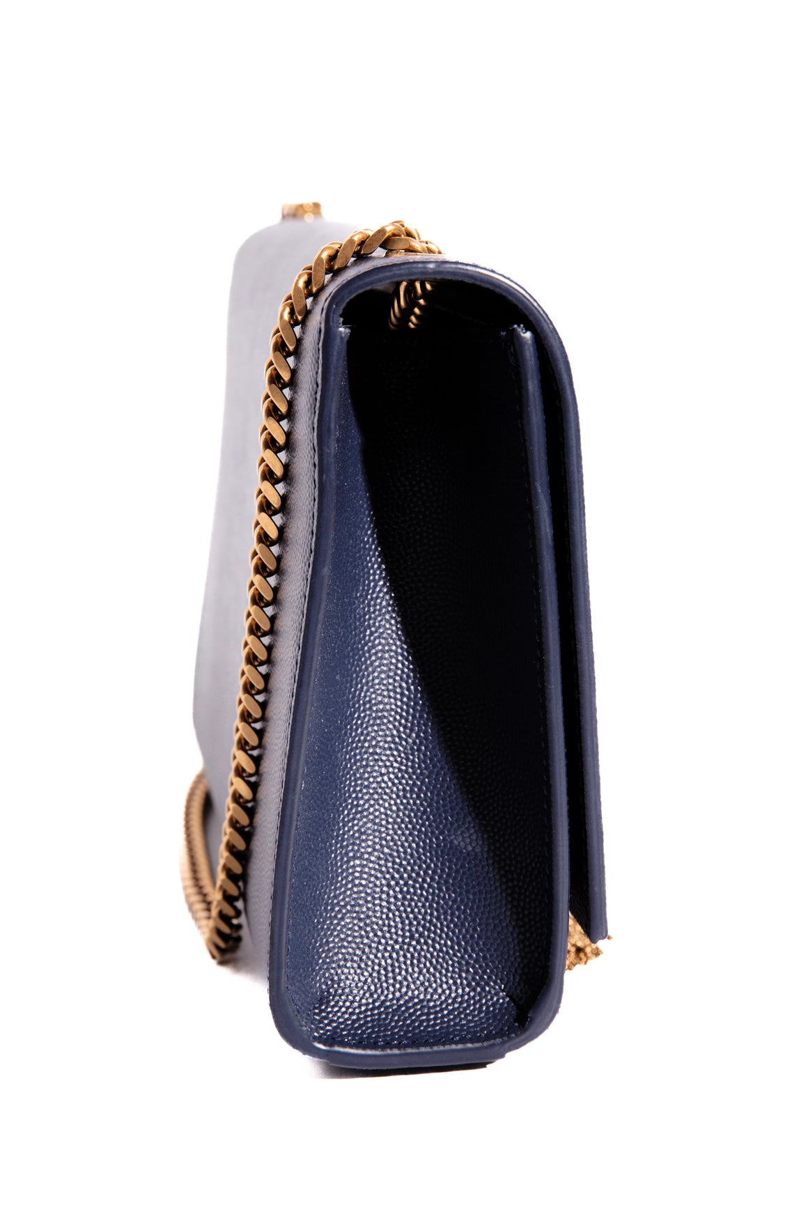 SAINT LAURENT Navy Kate Tassel Bag - Medium