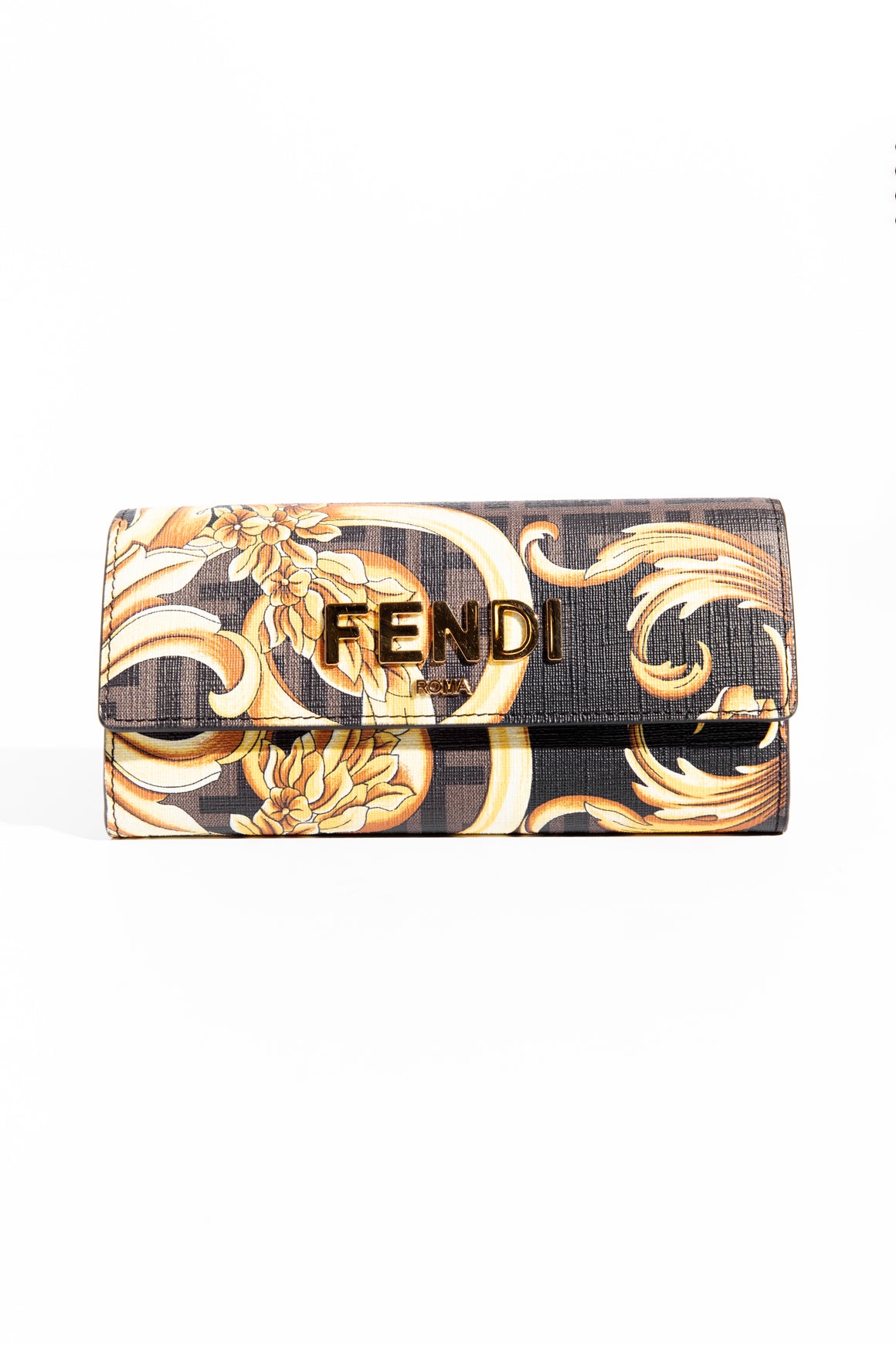 FENDI X VERSACE Fendance Continental Wallet-On-Chain
