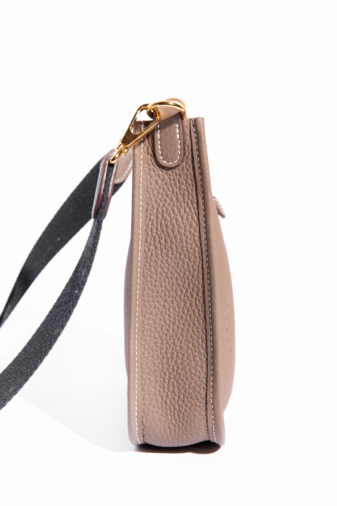 HERMES Etoupe Clemence Evelyne Mini II TPM Shoulder Bag