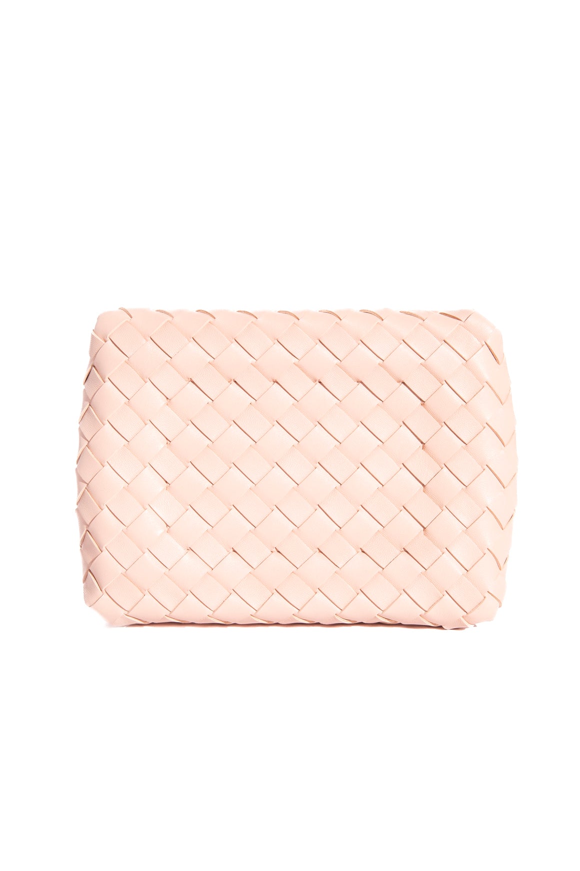 BOTTEGA VENETA Pink Intrecciato Small Parachute Bag