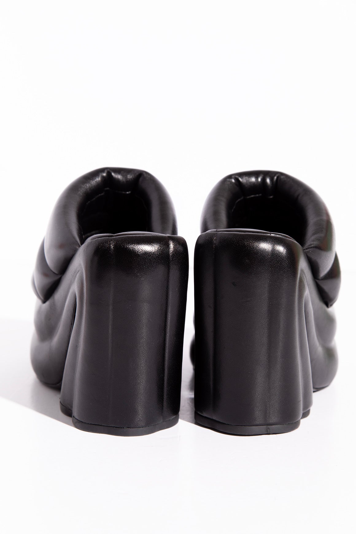 PROENZA SCHOULER Leather Sculpted Platform Mules (Sz. 37)