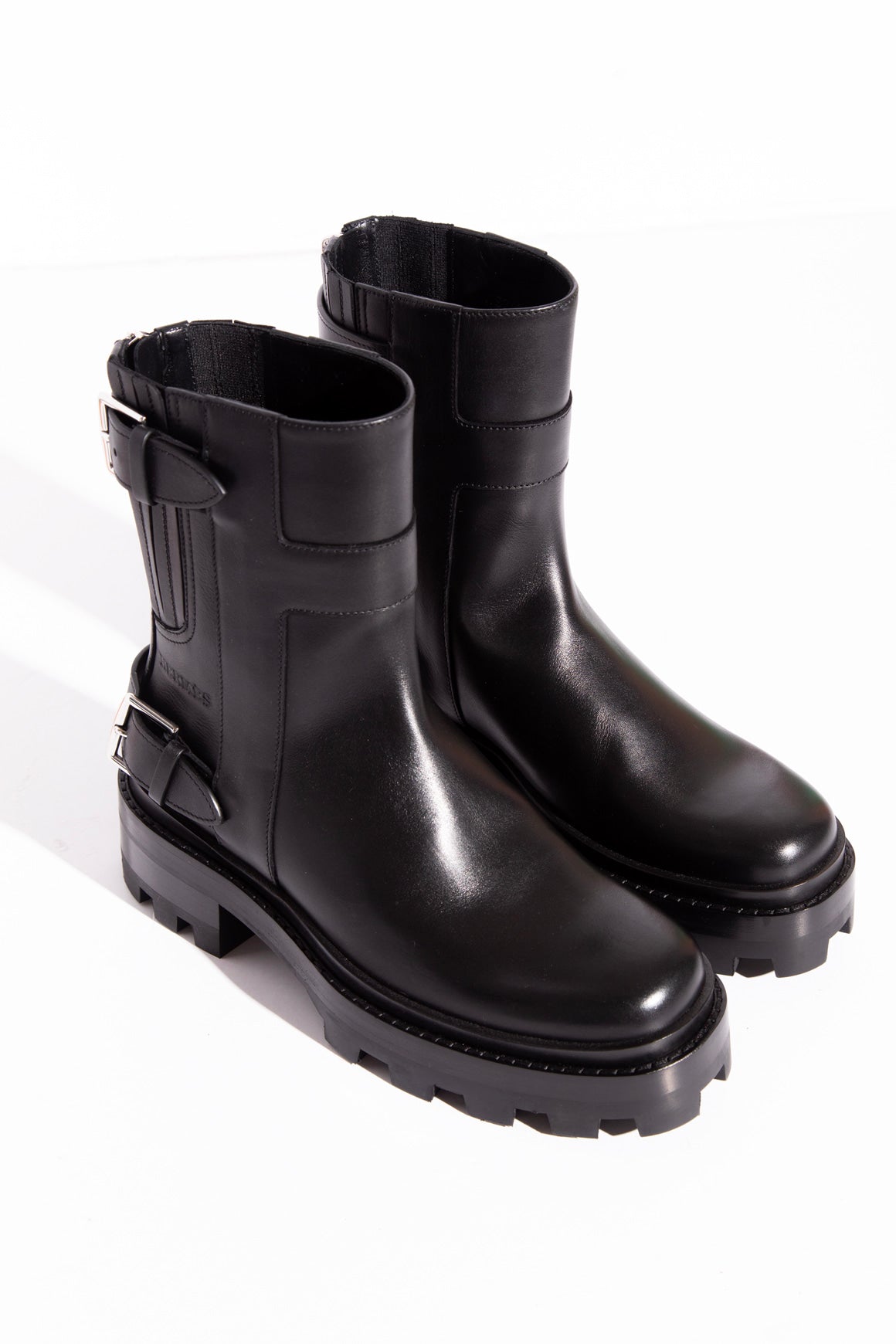 HERMES Black "Jaimy" Ankle Boots (Sz. 37.5)