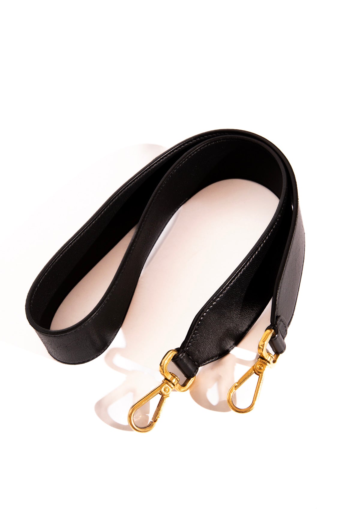 FENDI Black Nappa Baguette Bag