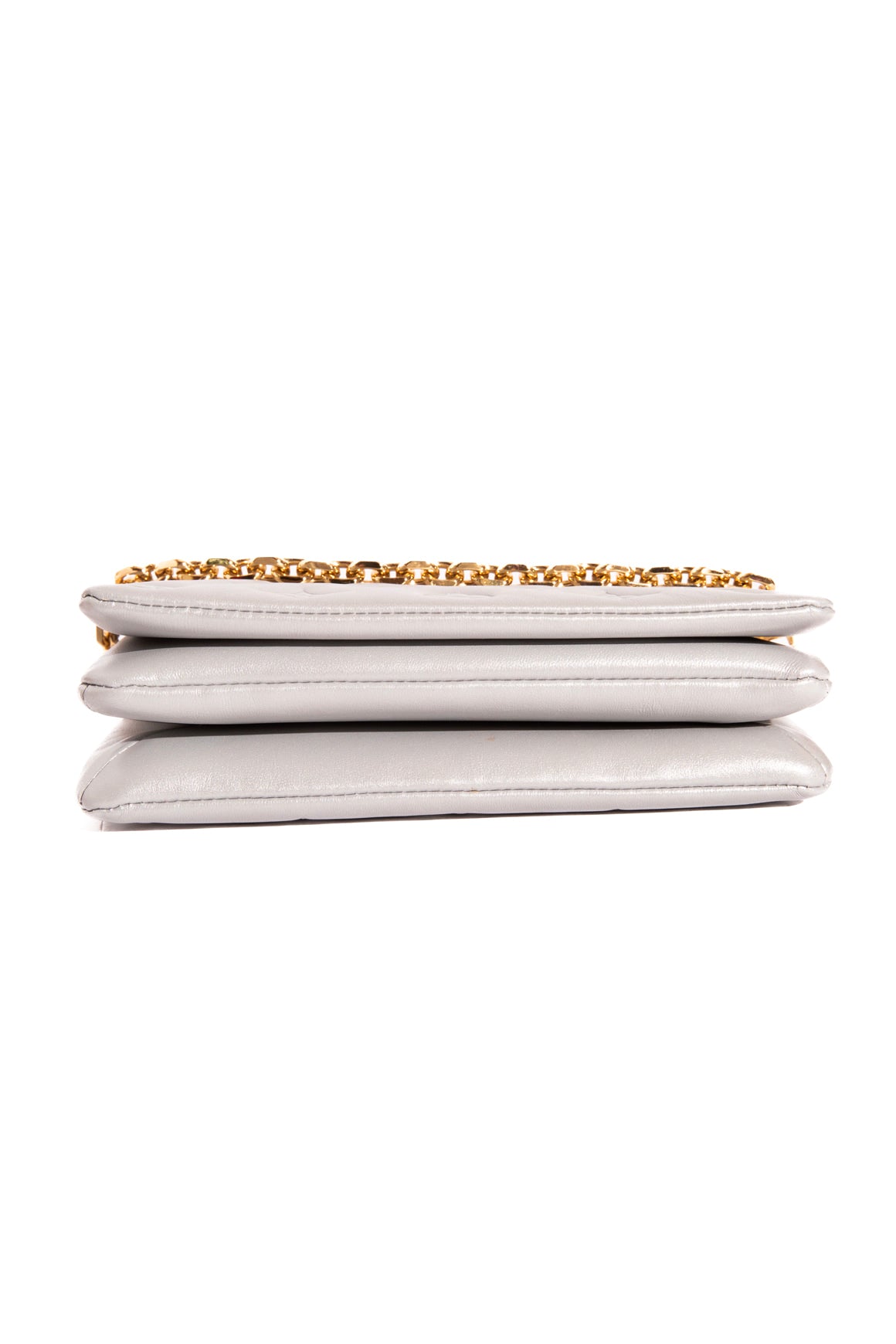LOUIS VUITTON Silver Coussin Pochette