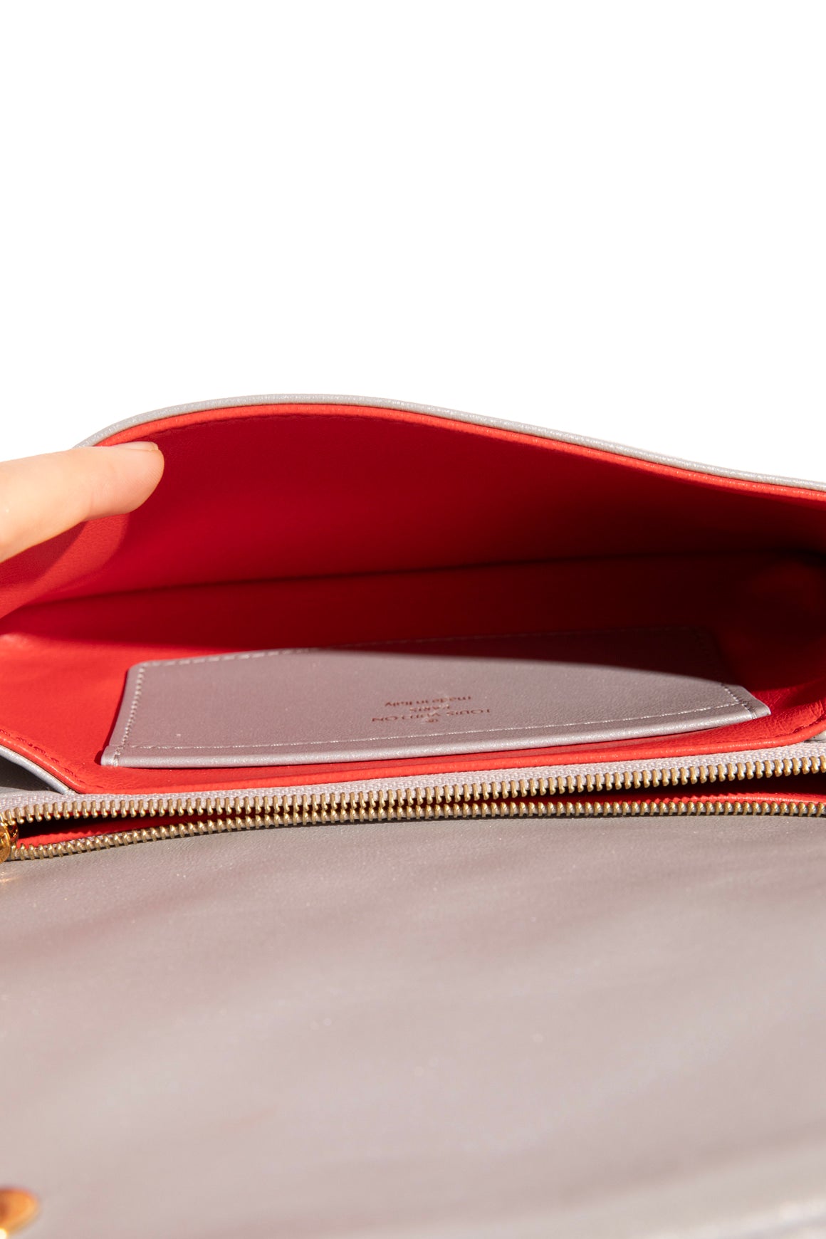 LOUIS VUITTON Silver Coussin Pochette