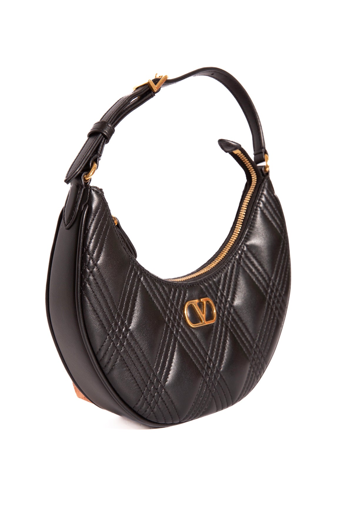 VALENTINO GARAVANI Quilt 67 Mini Hobo Handbag