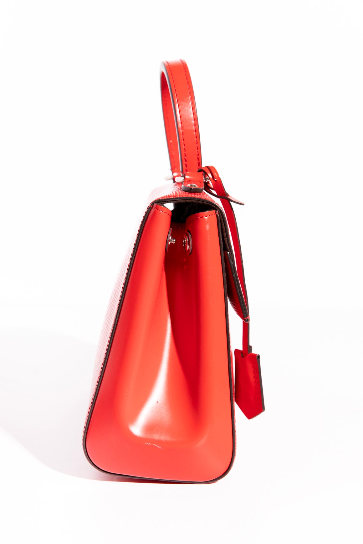LOUIS VUITTON Red Epi Leather Cluny Bag
