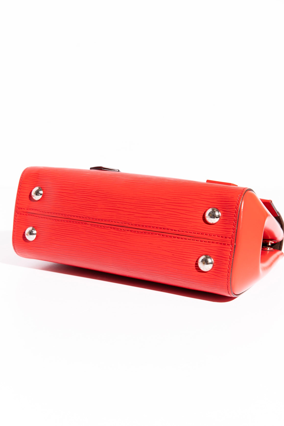 LOUIS VUITTON Red Epi Leather Cluny Bag