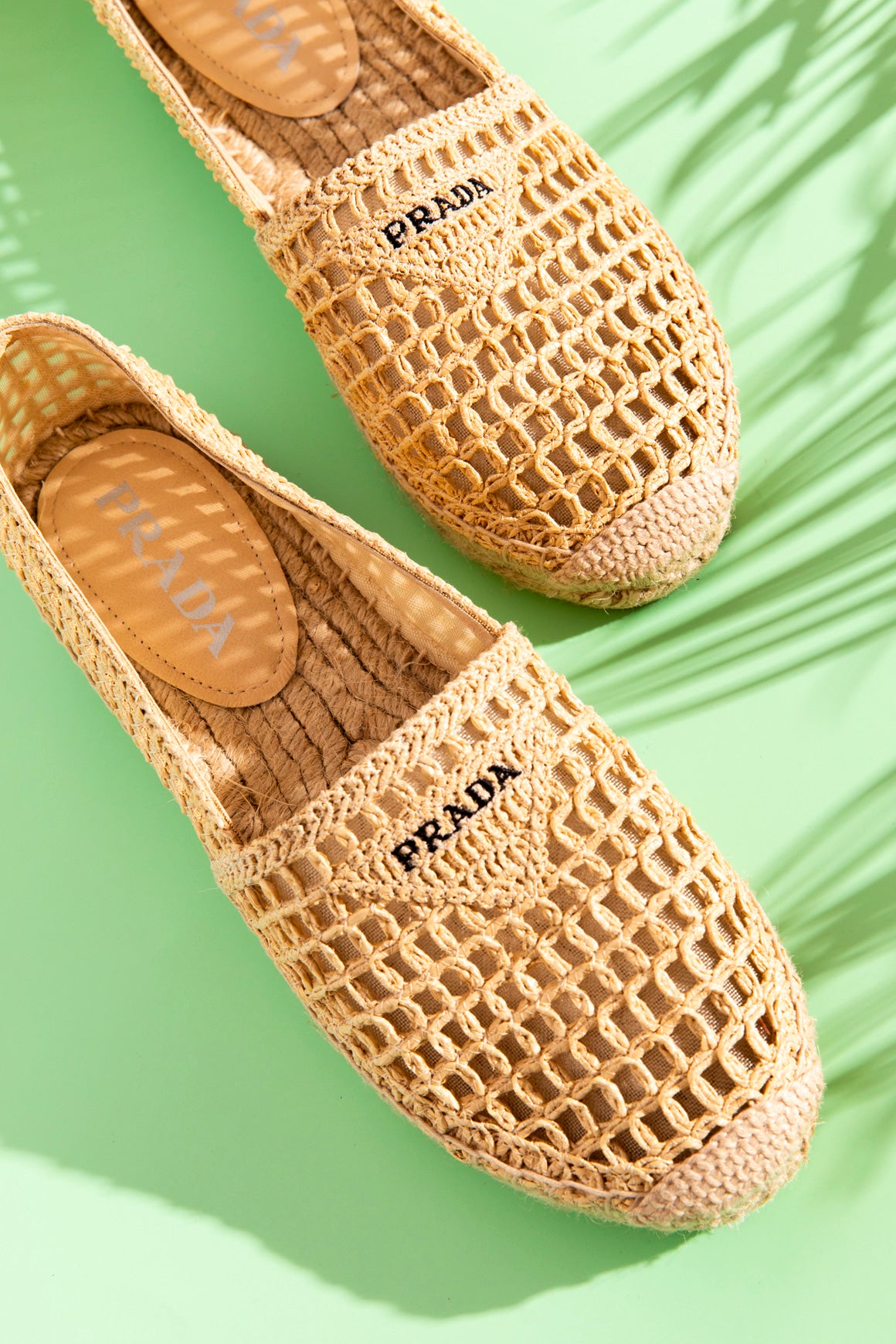PRADA Raffia Espadrilles (Sz. 37)