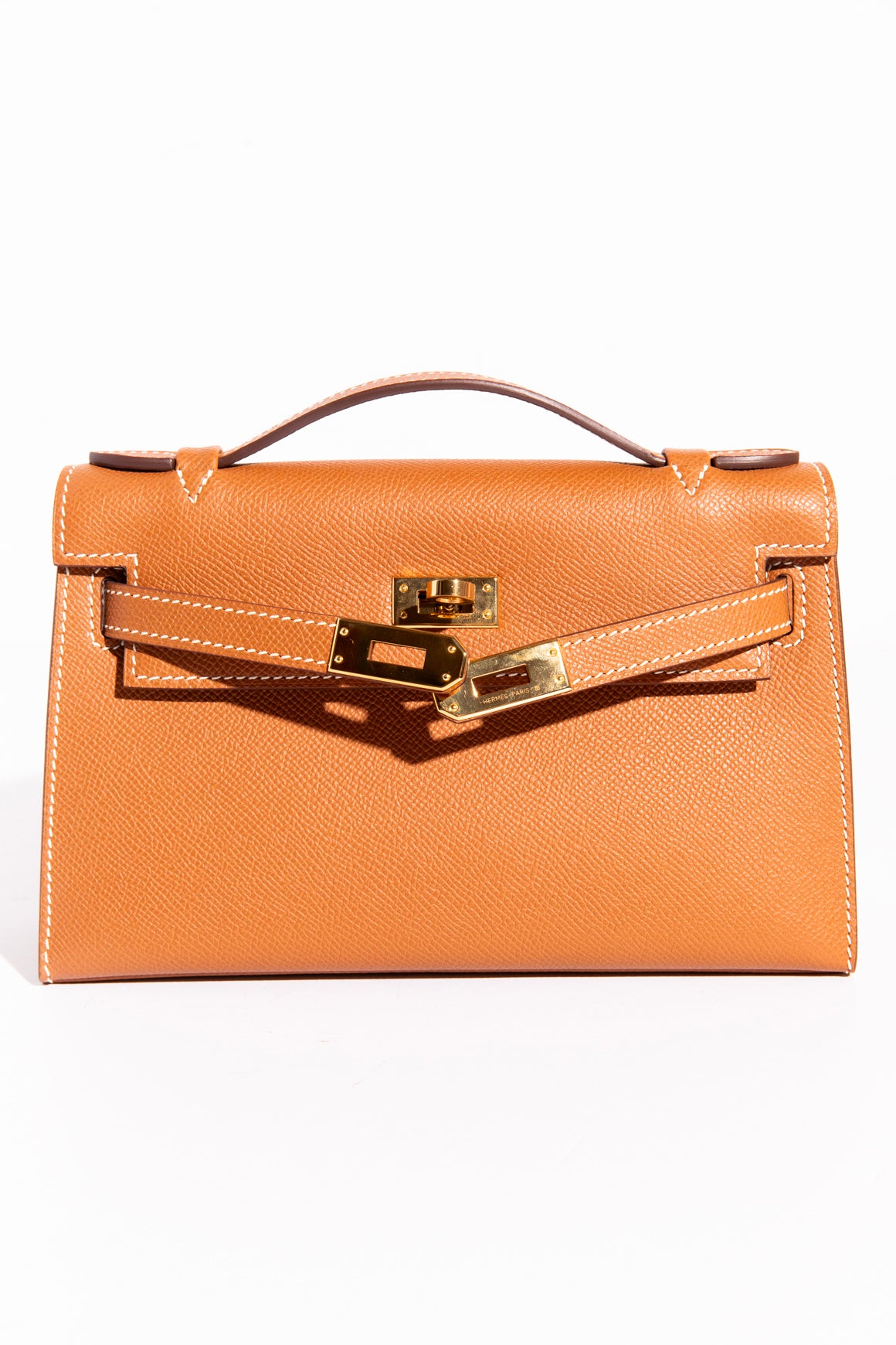 HERMES 2025 Gold Kelly Pochette