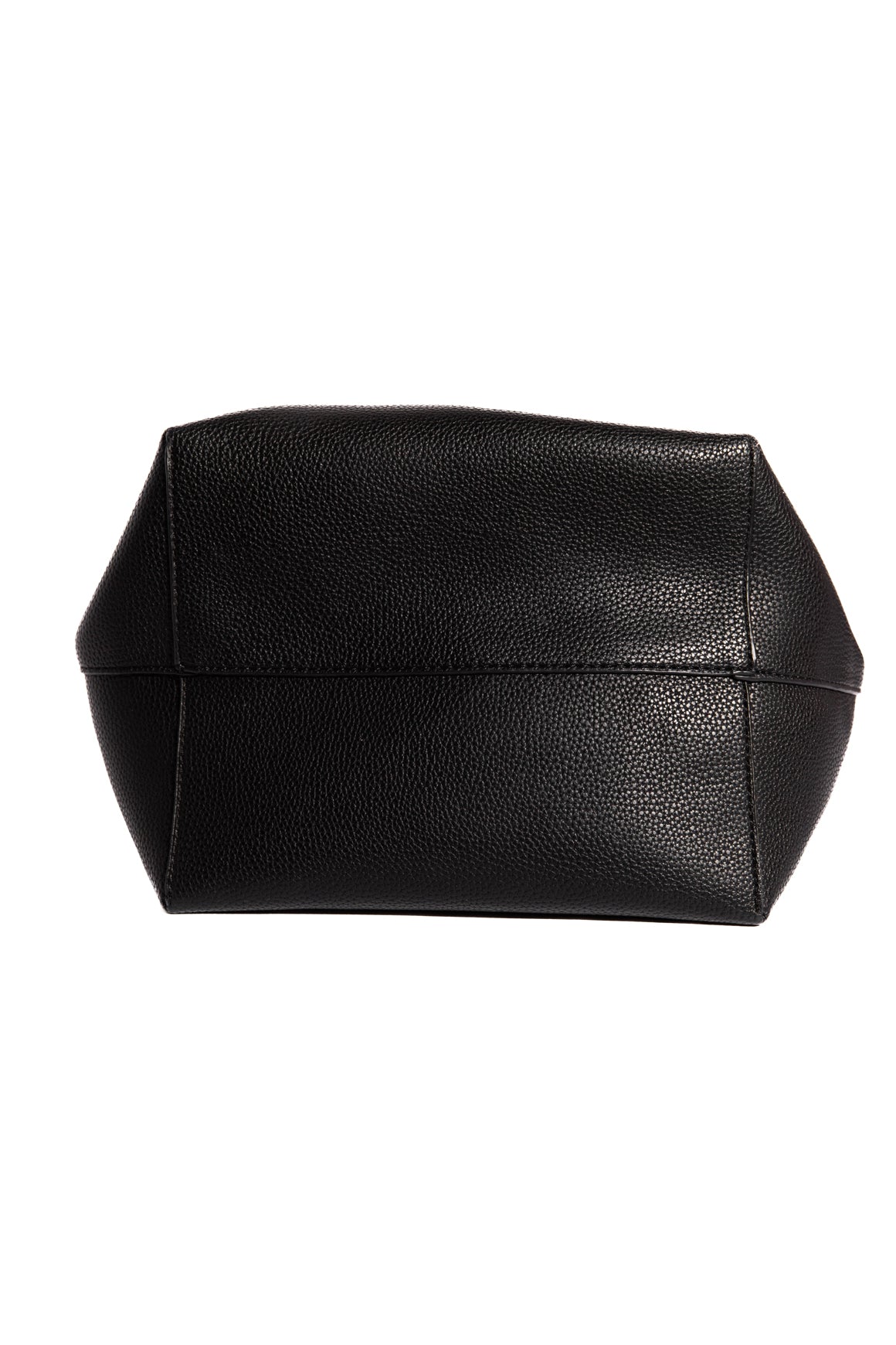 THE ROW Black N/S Park Tote in Grained Leather