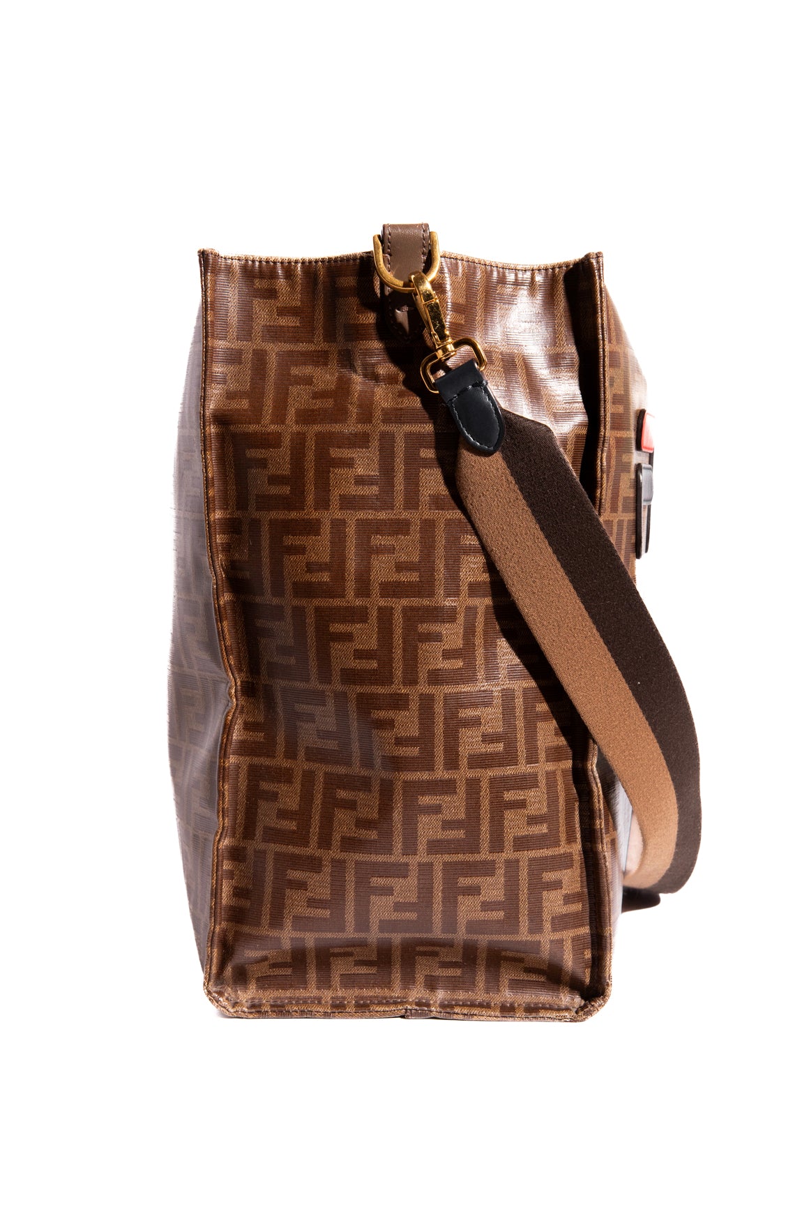 FENDI Zucca FF x Fila Mania Shopping Tote Large