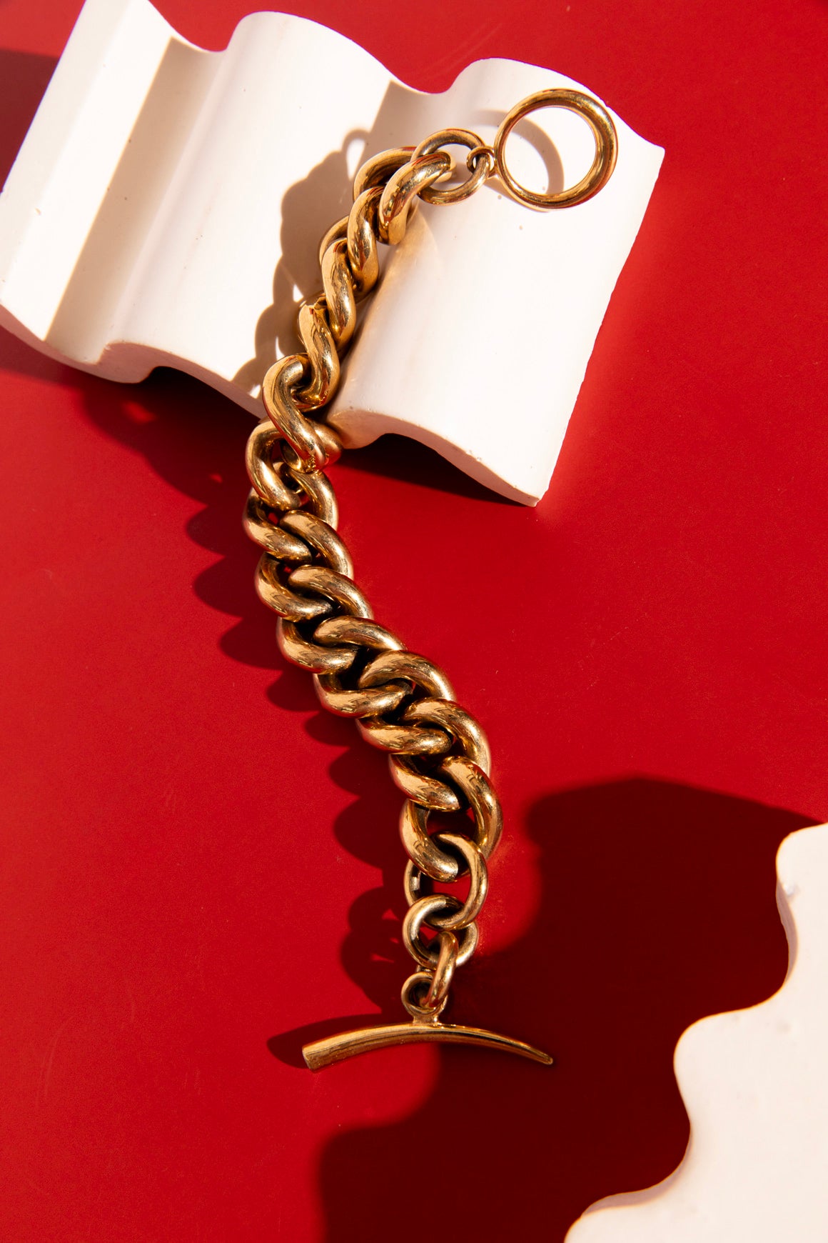 GABRIELLA ARTIGAS Gold Plated Chunky Palmeira Bracelet