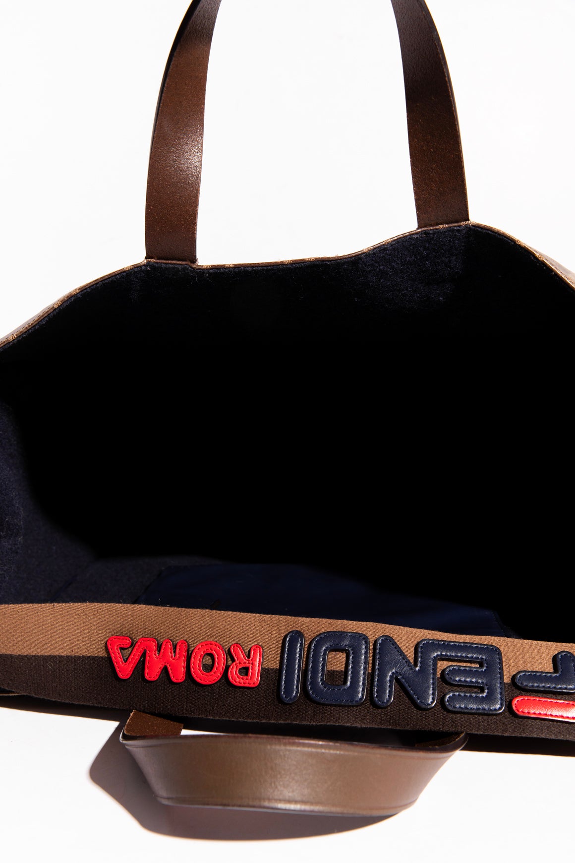 FENDI Zucca FF x Fila Mania Shopping Tote Large
