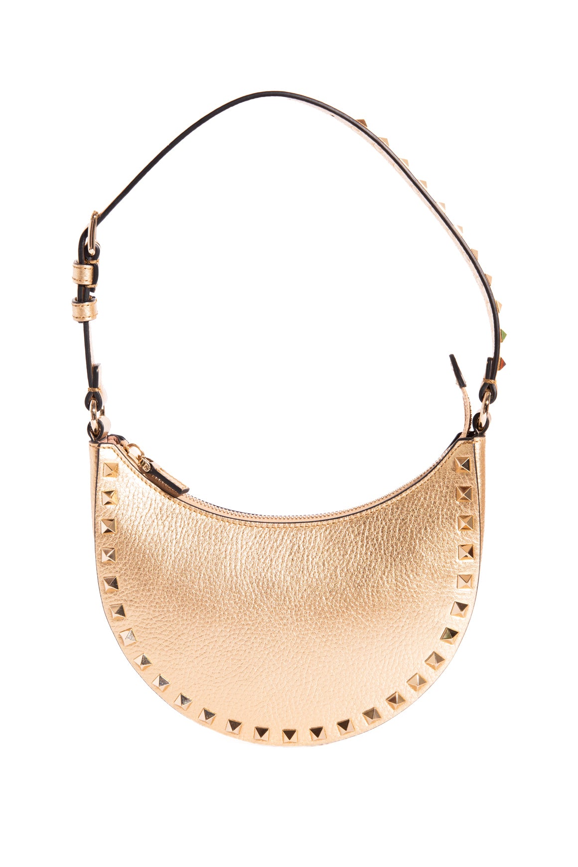 VALENTINO Gold Rockstud "Mini Hobo"