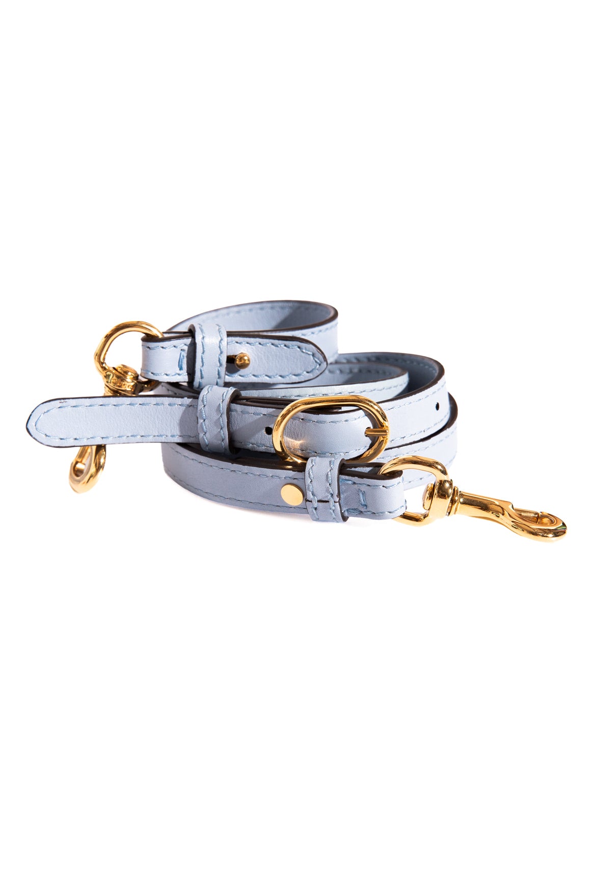 GUCCI Pale Blue Roxy Calfskin Blondie Shoulder Bag