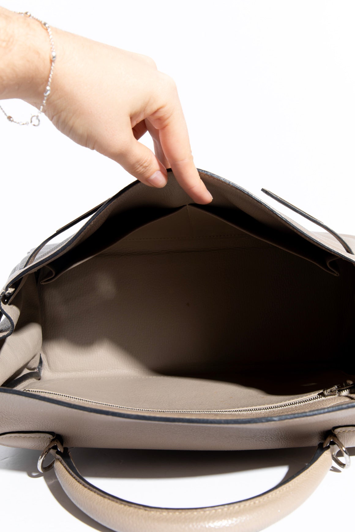 HERMES 2010 Kelly Gris Tourterelle 32