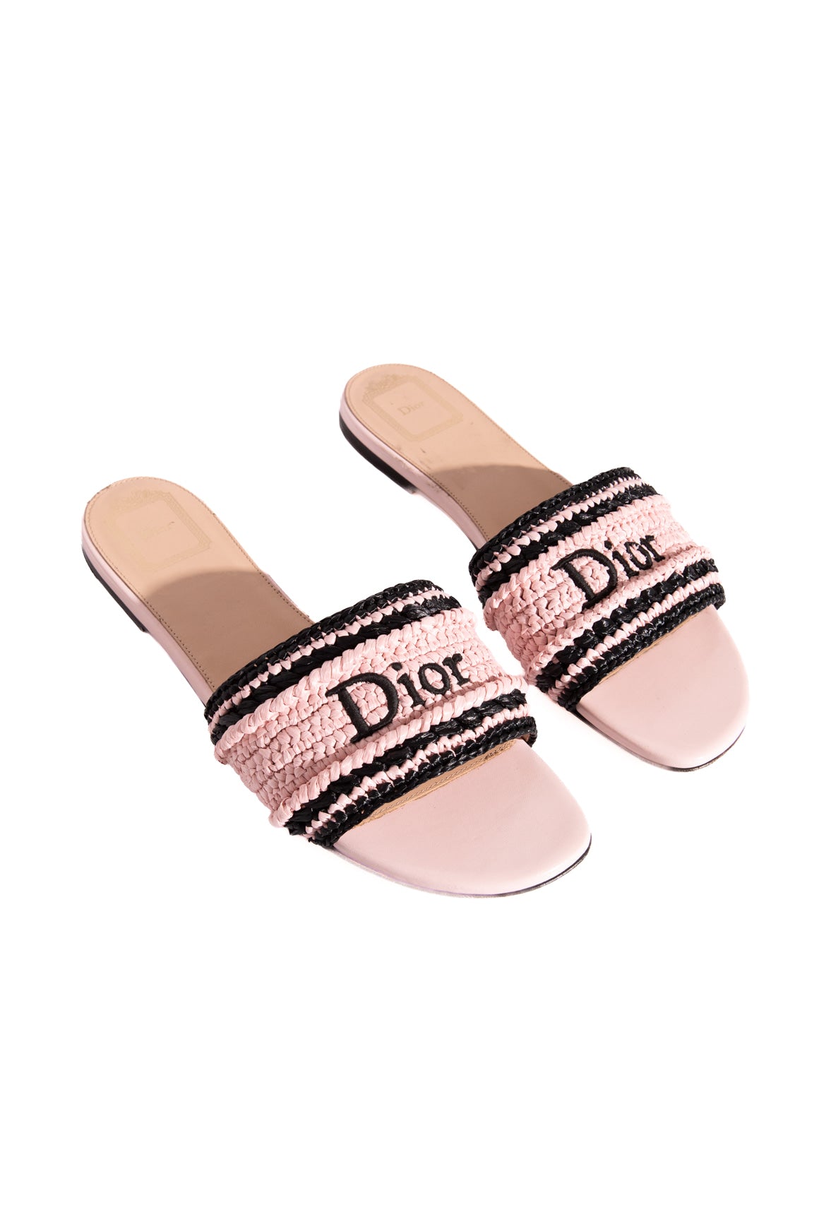 DIOR Pink Slide Sandals (Sz. 40)