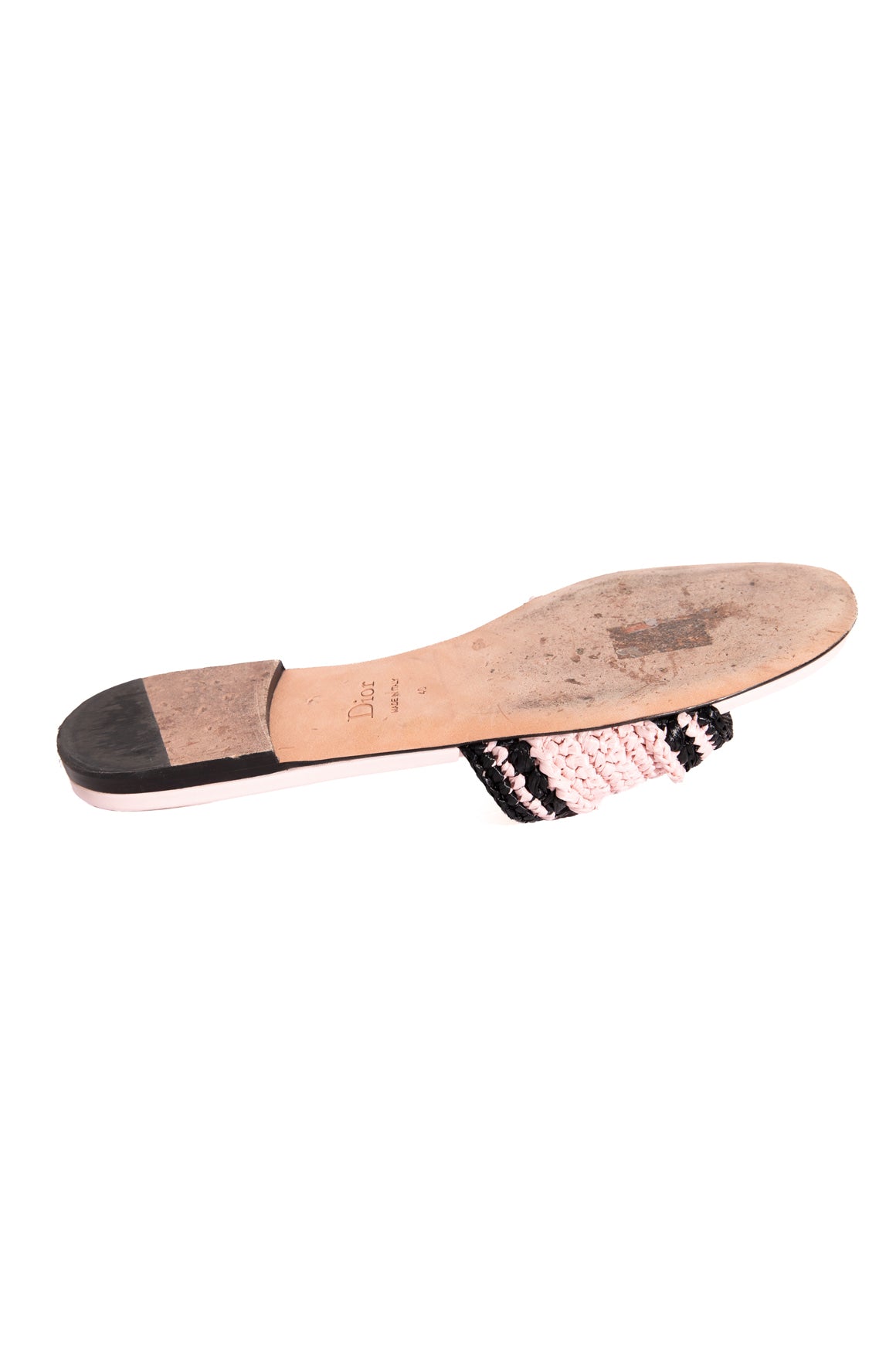 DIOR Pink Slide Sandals (Sz. 40)