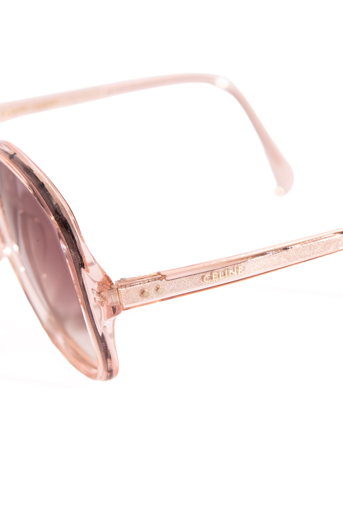 CELINE Pink Tinted Oversized Sunglasses