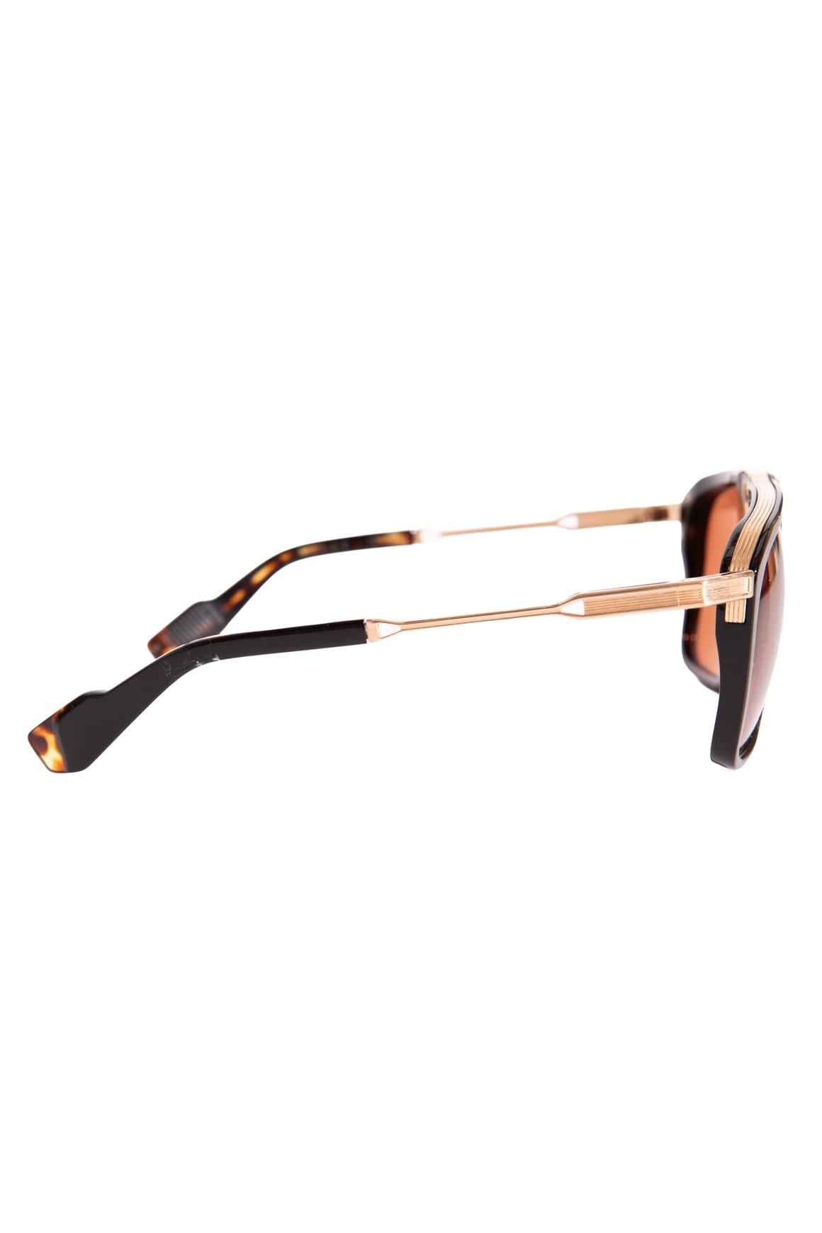JACQUES MARIE MAGE Black Aviator Savoy Sunglasses