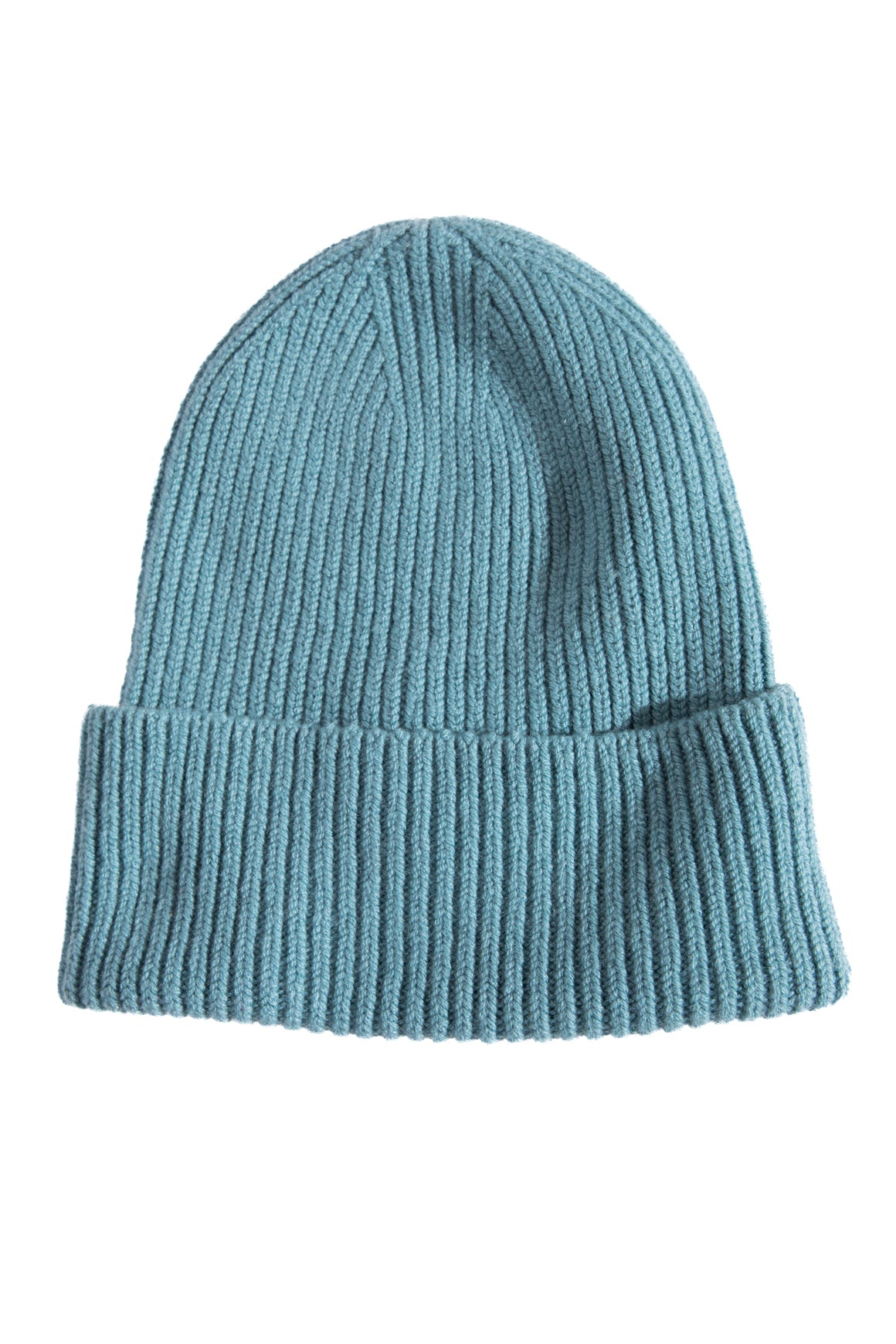 LOUIS VUITTON Teal Cashmere Beanie With Checkered Logo