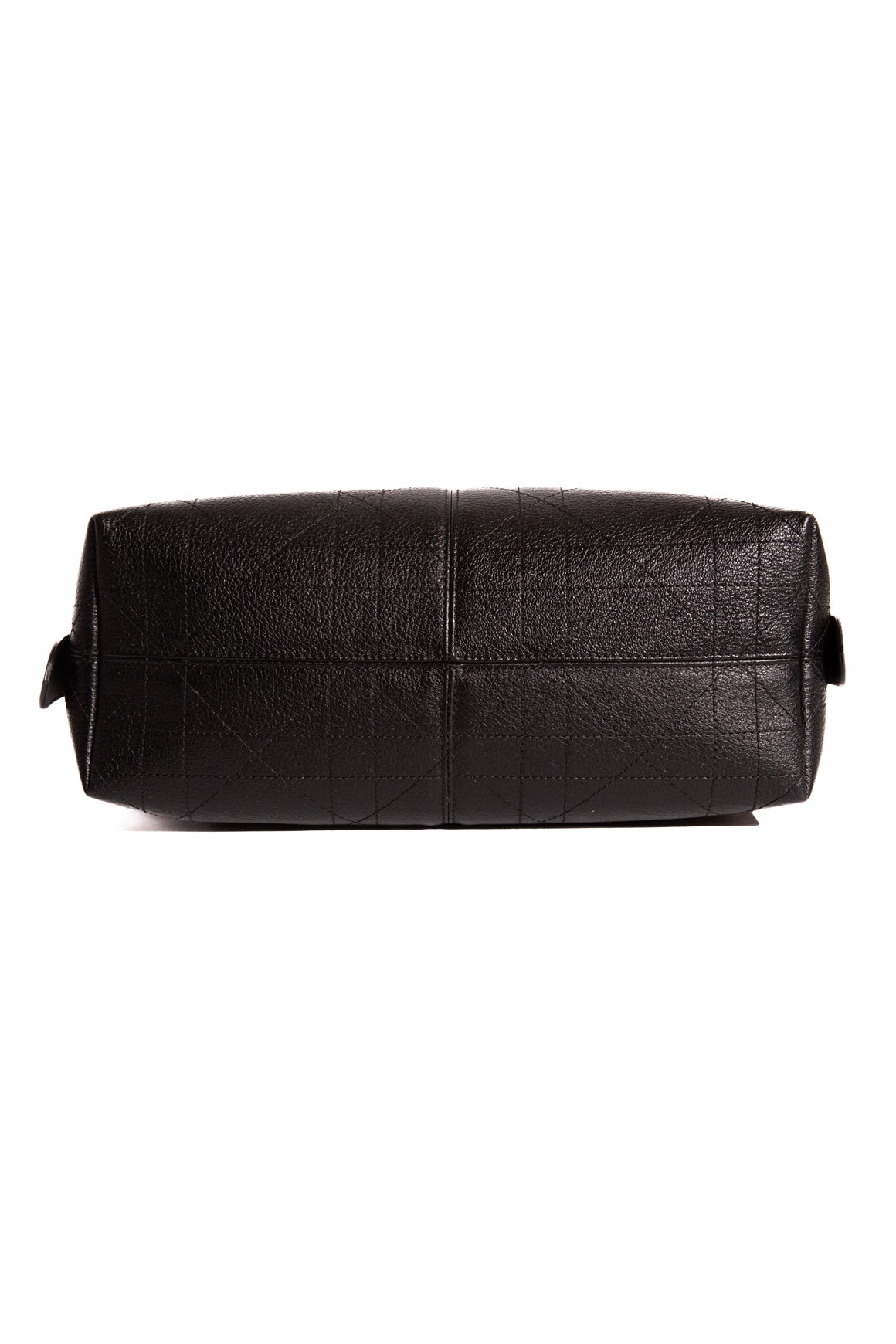 CHRISTIAN DIOR Black Leather Voyage Bag