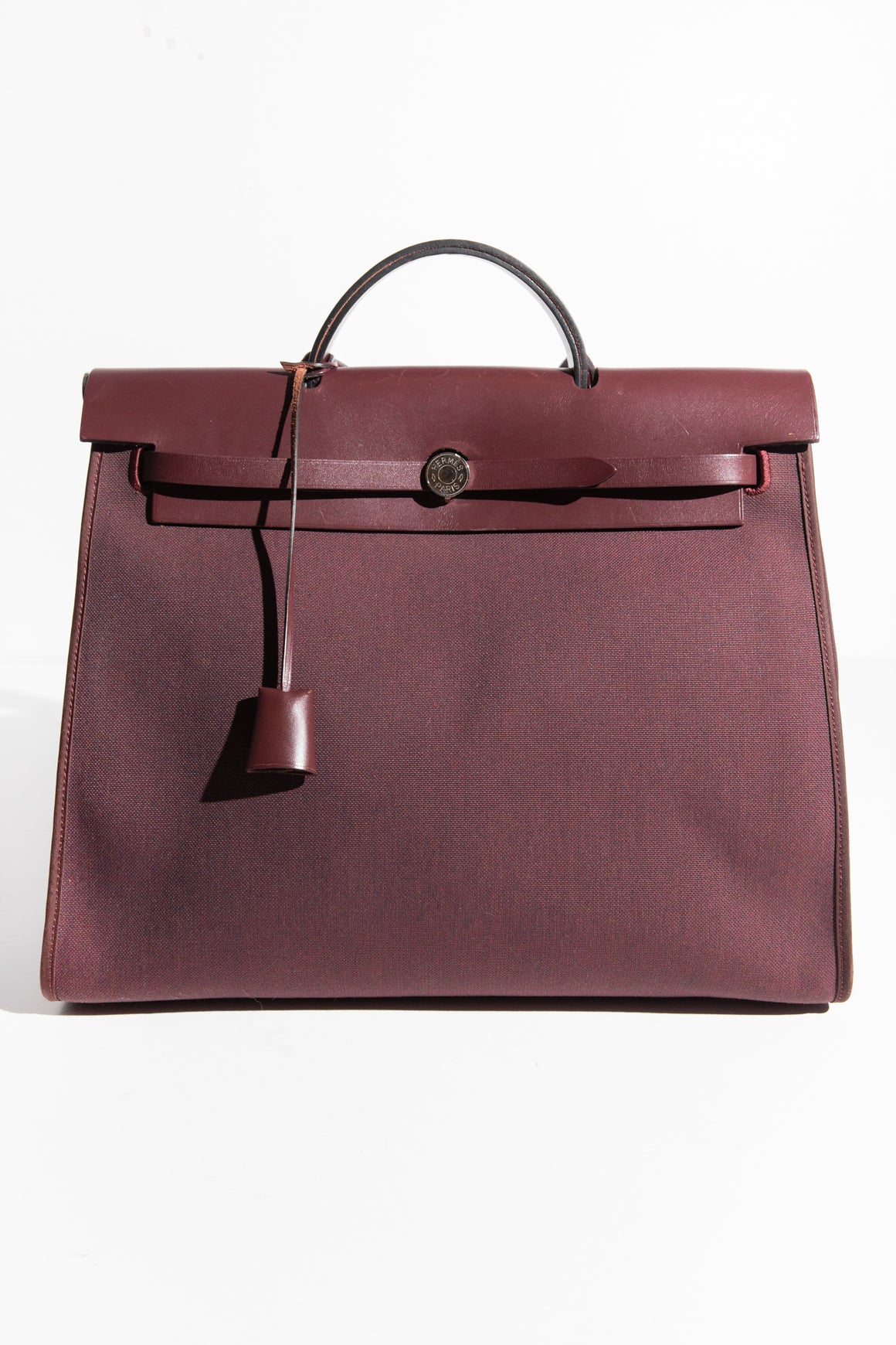 HERMES Toile & Vache Hunter Herbag Zip 39 MM