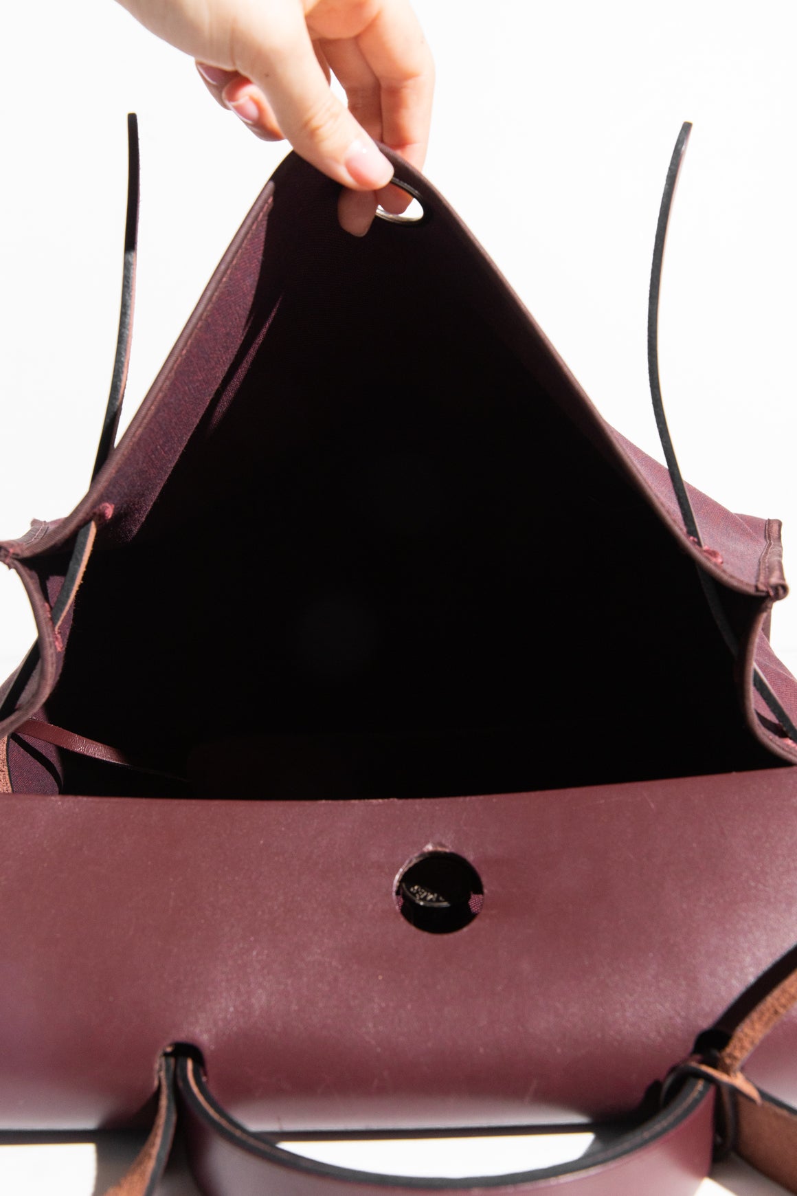 HERMES Toile & Vache Hunter Herbag Zip 39 MM