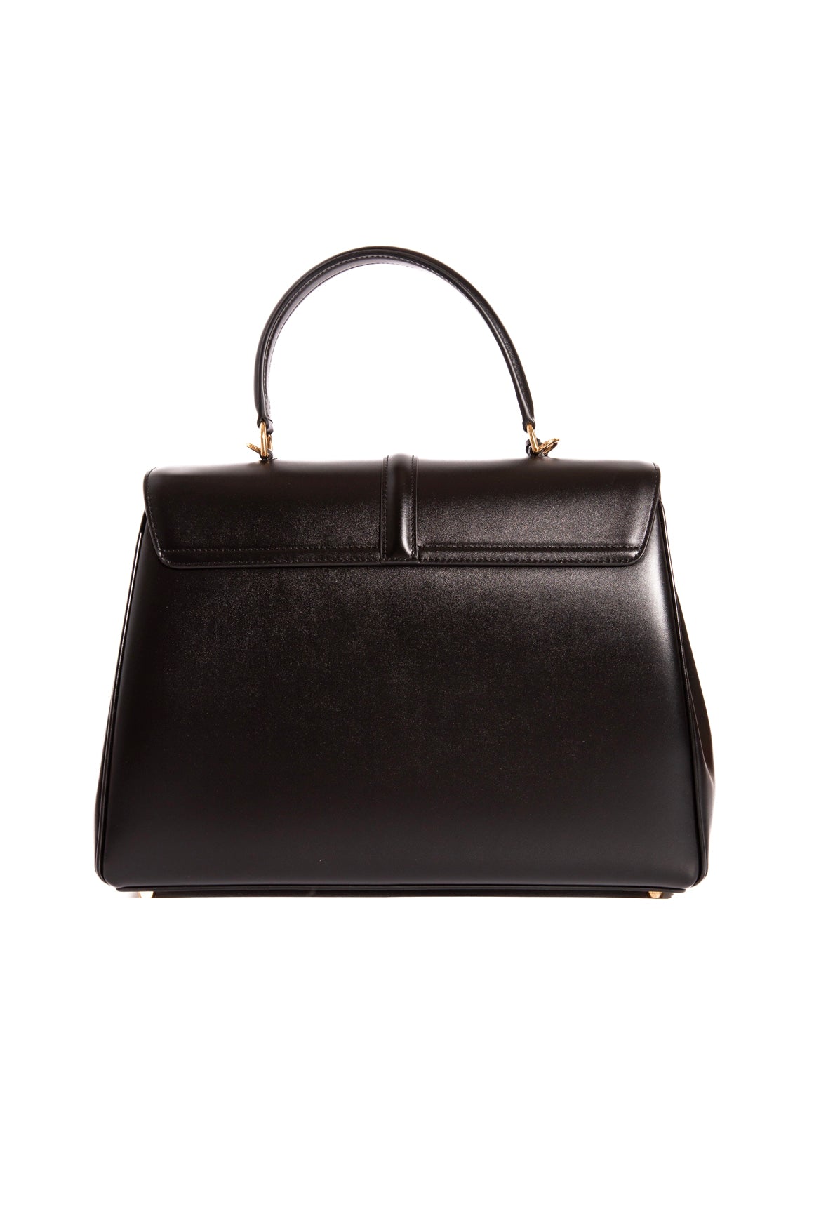 CELINE Black Medium 16 Satchel Bag