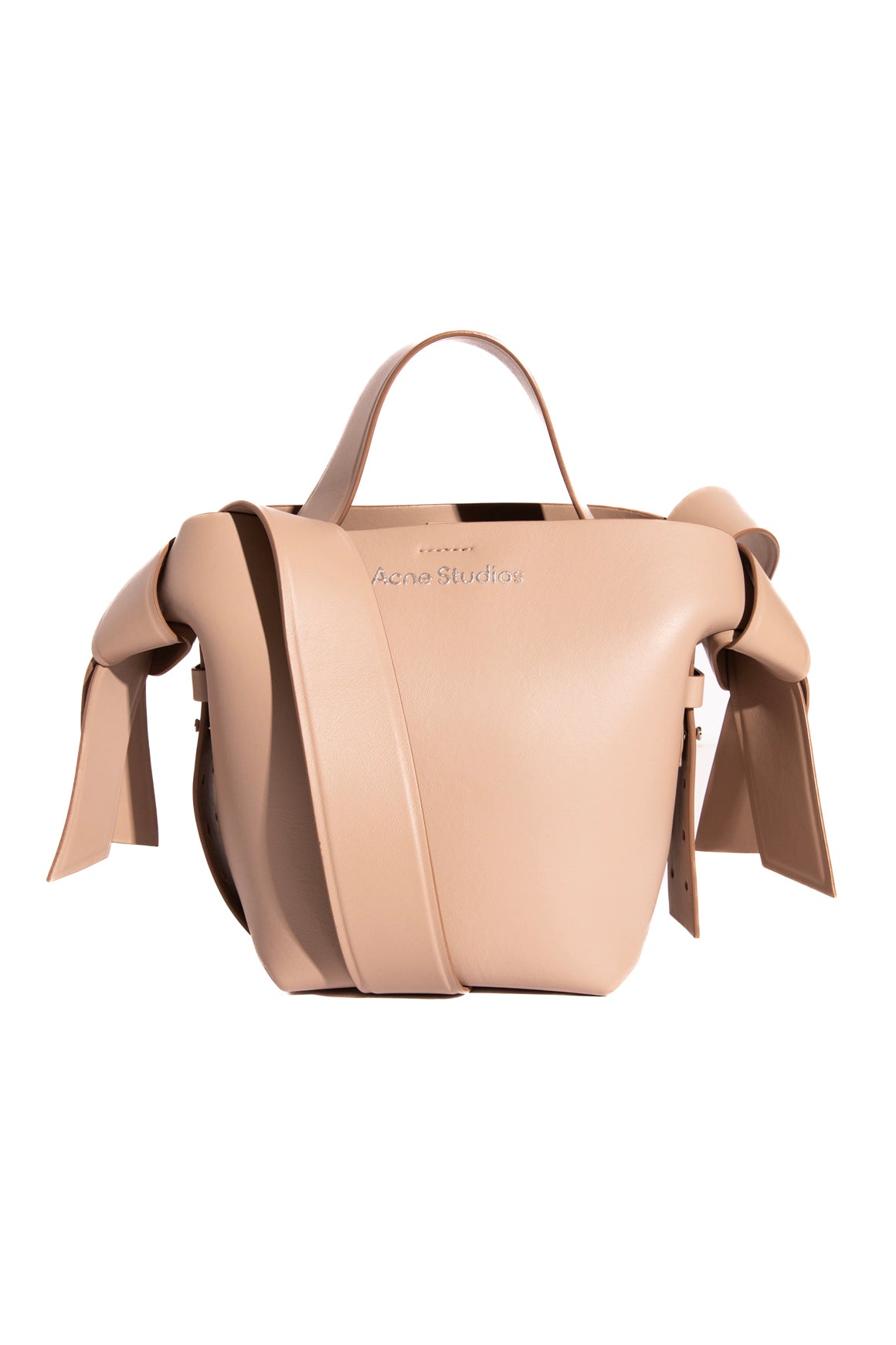 ACNE STUDIOS Taupe Leather Mini Musubi