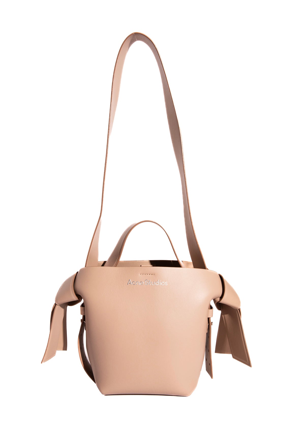 ACNE STUDIOS Taupe Leather Mini Musubi
