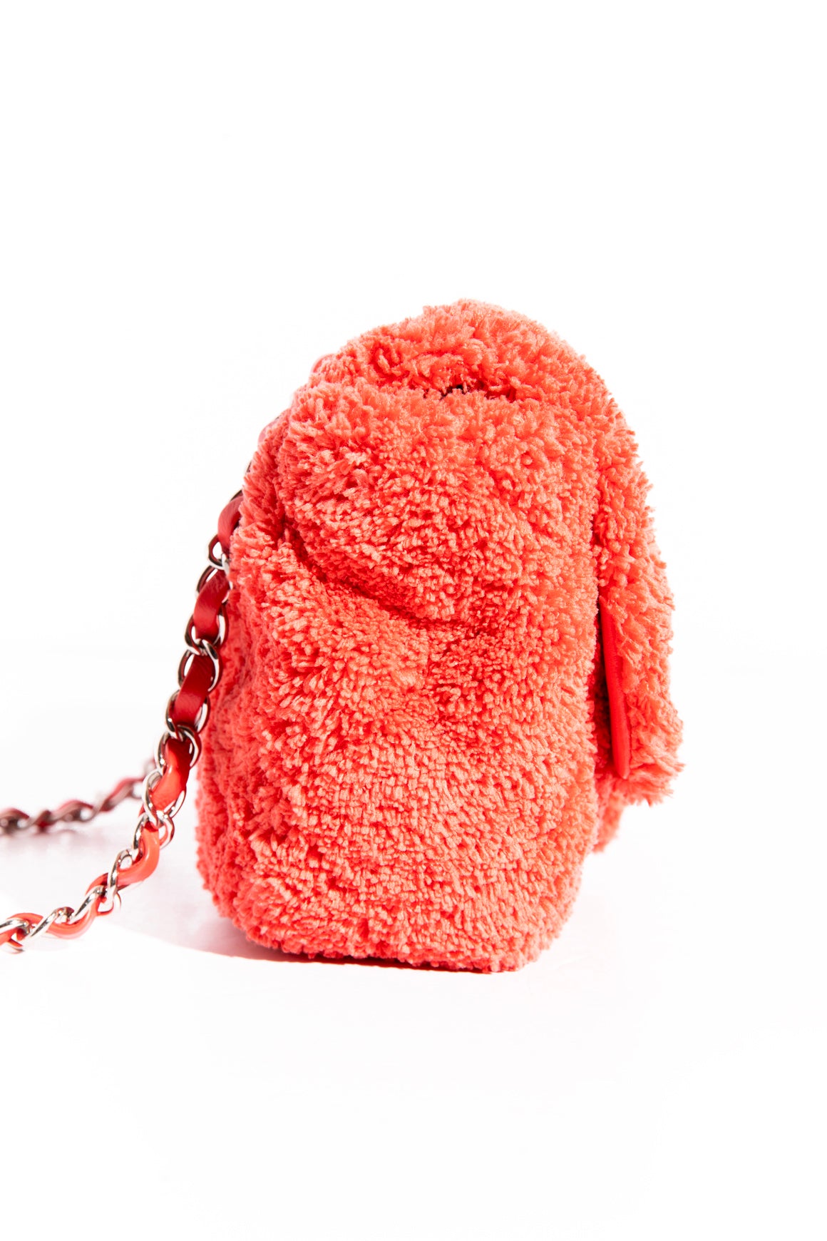 2019 CHANEL Pink Coco Fuzzy Flap Bag