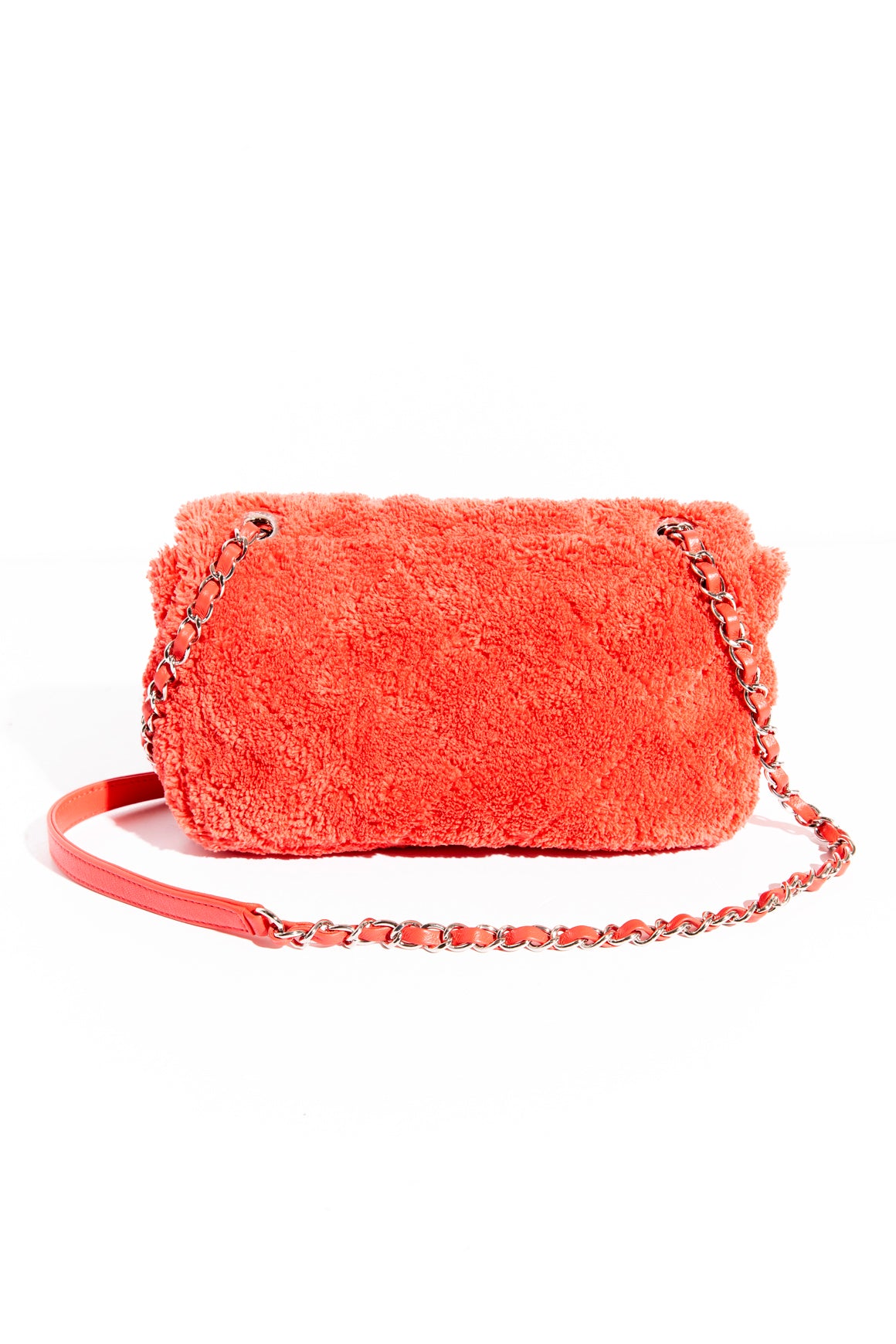 2019 CHANEL Pink Coco Fuzzy Flap Bag
