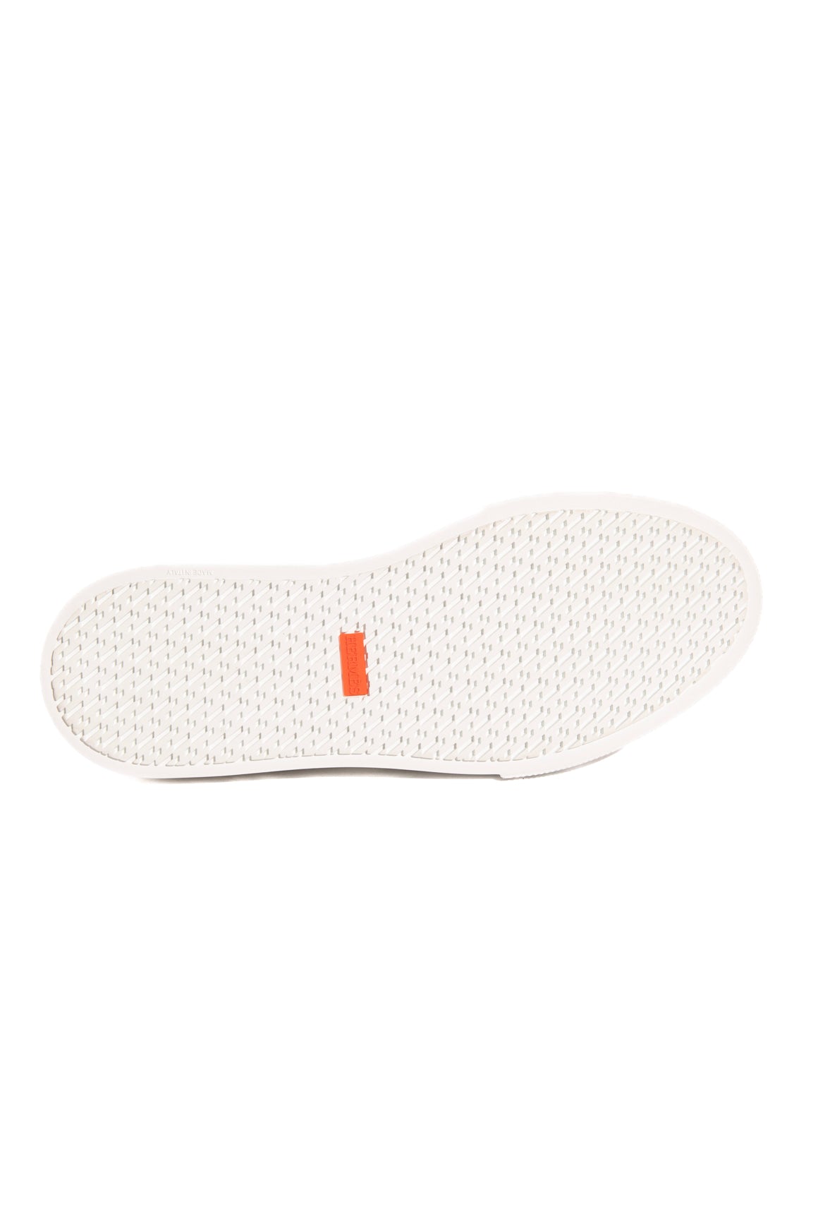 HERMES White Kelly Lock Low Top Sneakers (Sz. 41)