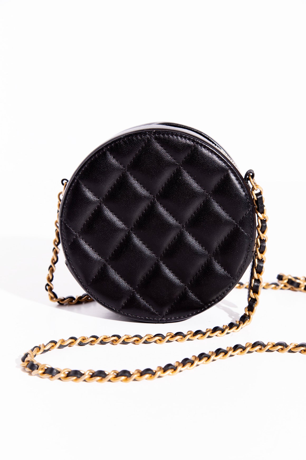 CHANEL Amulet Round Clutch