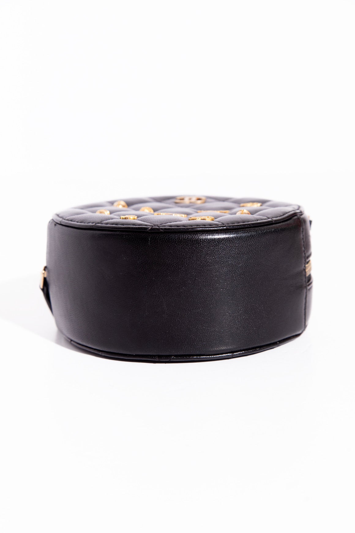 CHANEL Amulet Round Clutch