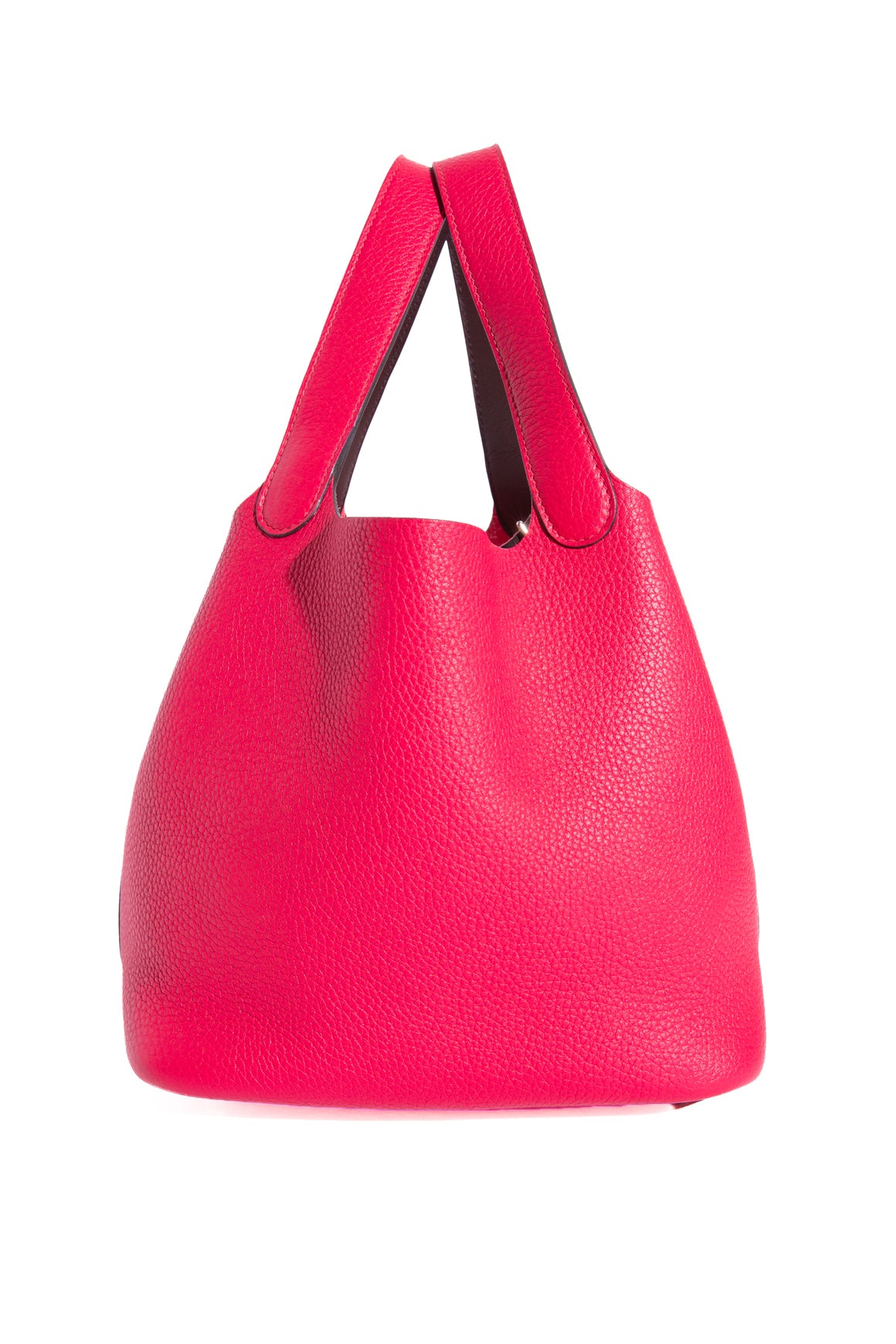 HERMES Rose Mexico Picotin MM Clemence