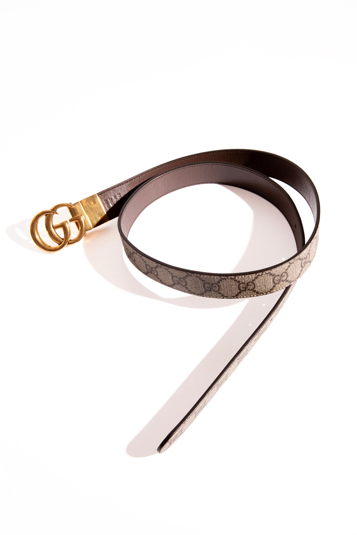 GUCCI Reversible Brass Buckle Belt (Sz. 100/40)