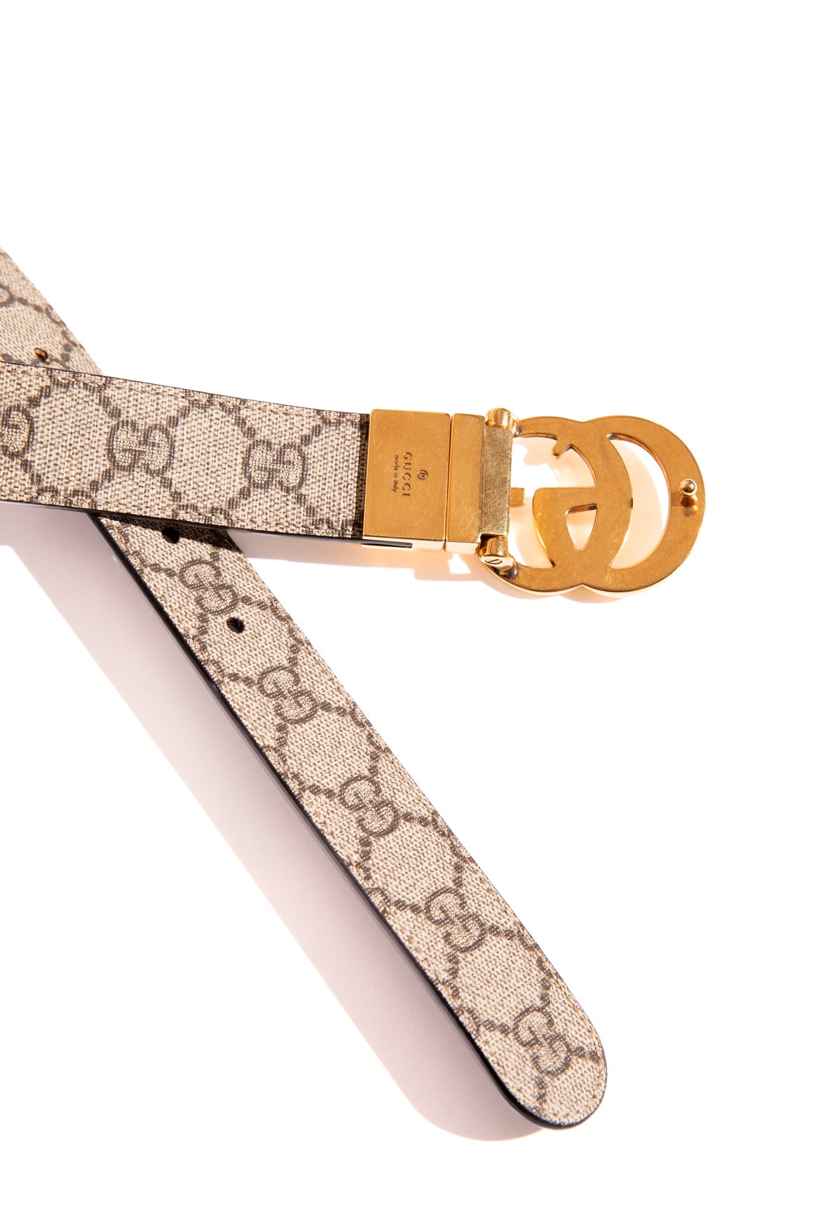 GUCCI Reversible Brass Buckle Belt (Sz. 100/40)