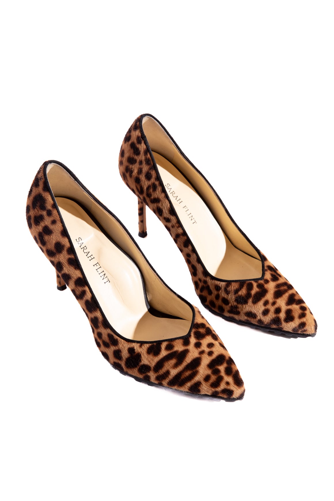 SARAH FLINT Leopard Pumps (Sz. 37)