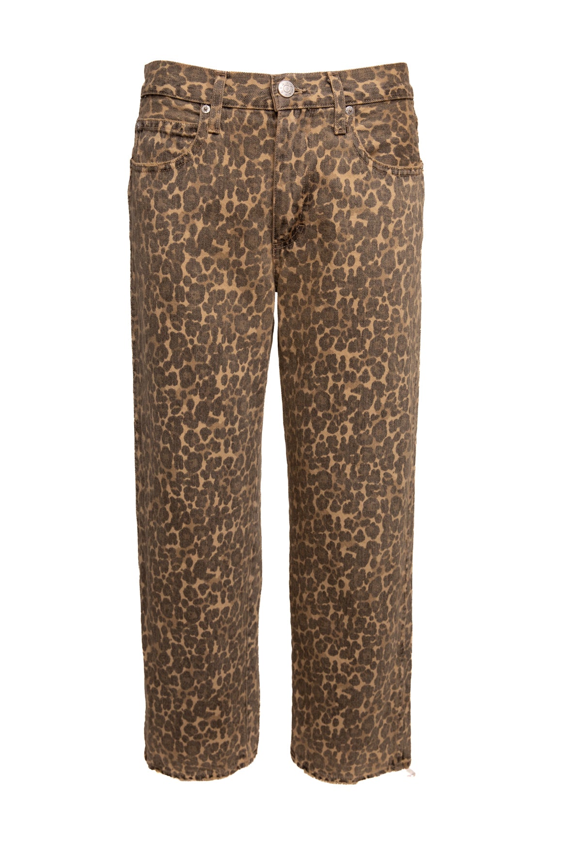 AMO Leopard Print High Waisted Jeans (Sz. 26)