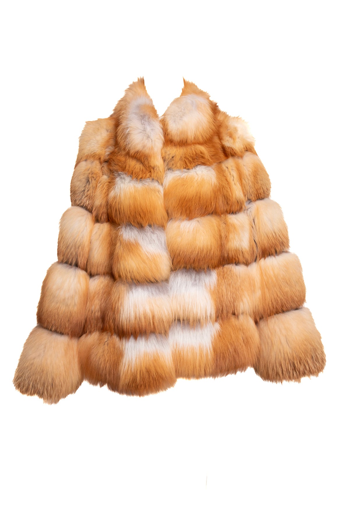 LUCCHESE Red Fox Fur Coat