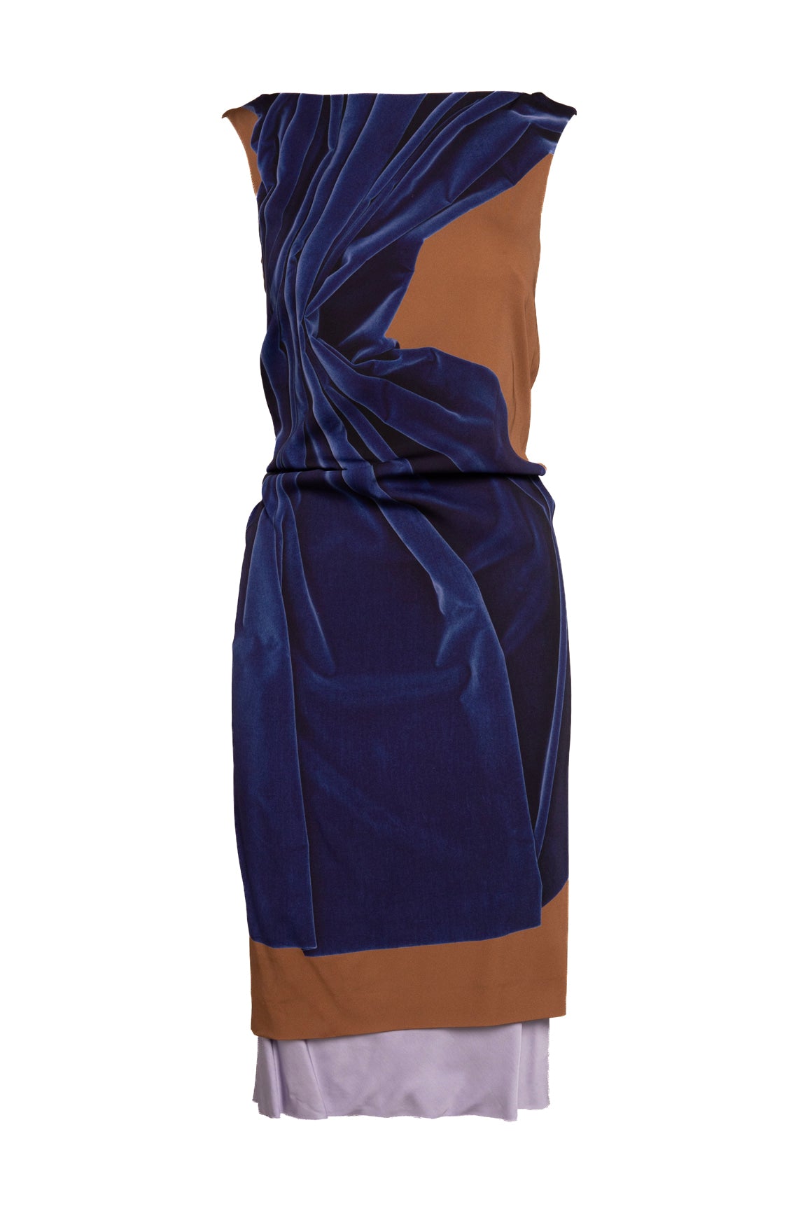 DRIES VAN NOTEN Printed Midi Dress (Sz. 34/2)