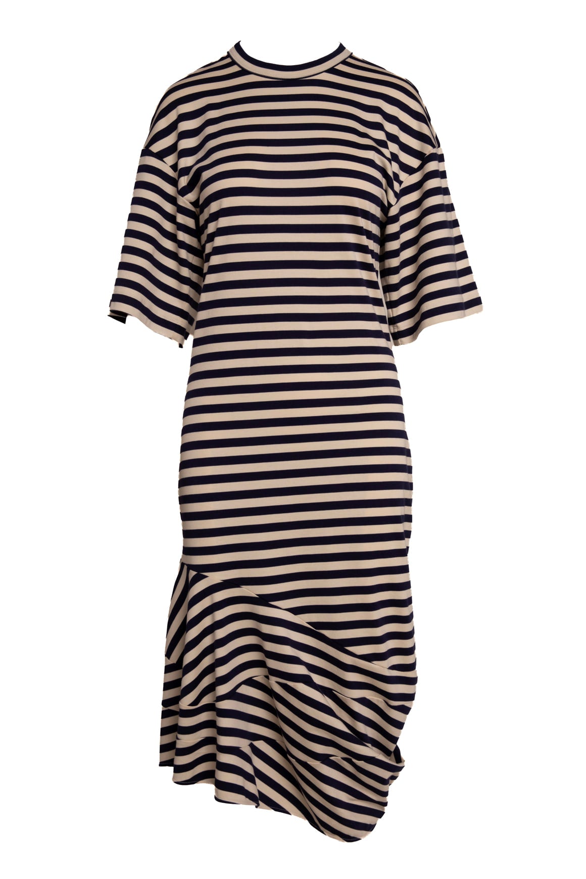 PLAN C Striped Maxi Tee Dress (Sz. 38/2)