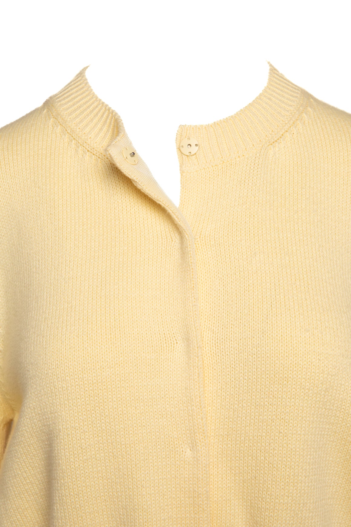 HIGHSPORT Butter Yellow Cardigan (Sz. L)