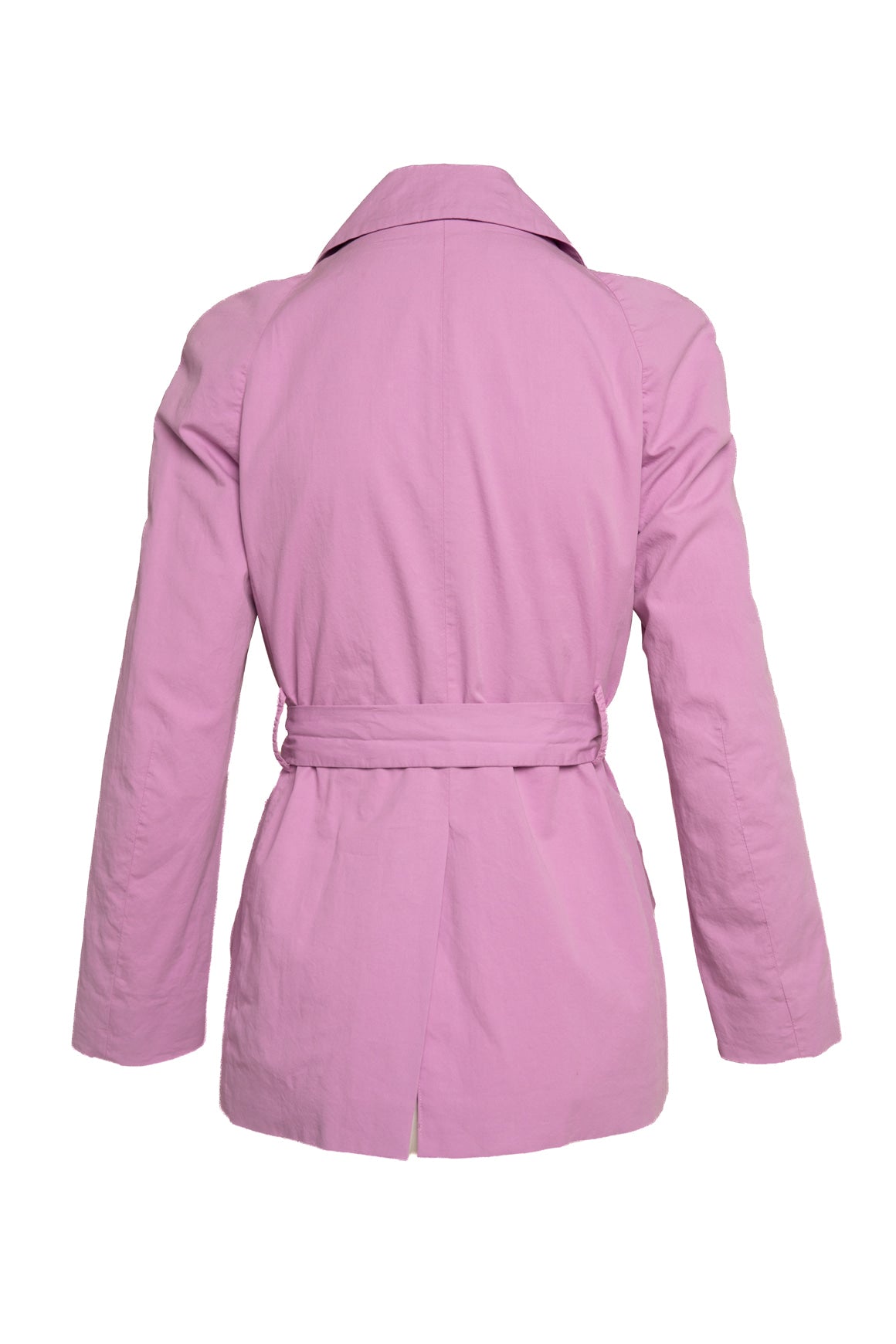 DRIES VAN NOTEN Lilac Bubble Pocket Belted Jacket (Sz. 36/4)